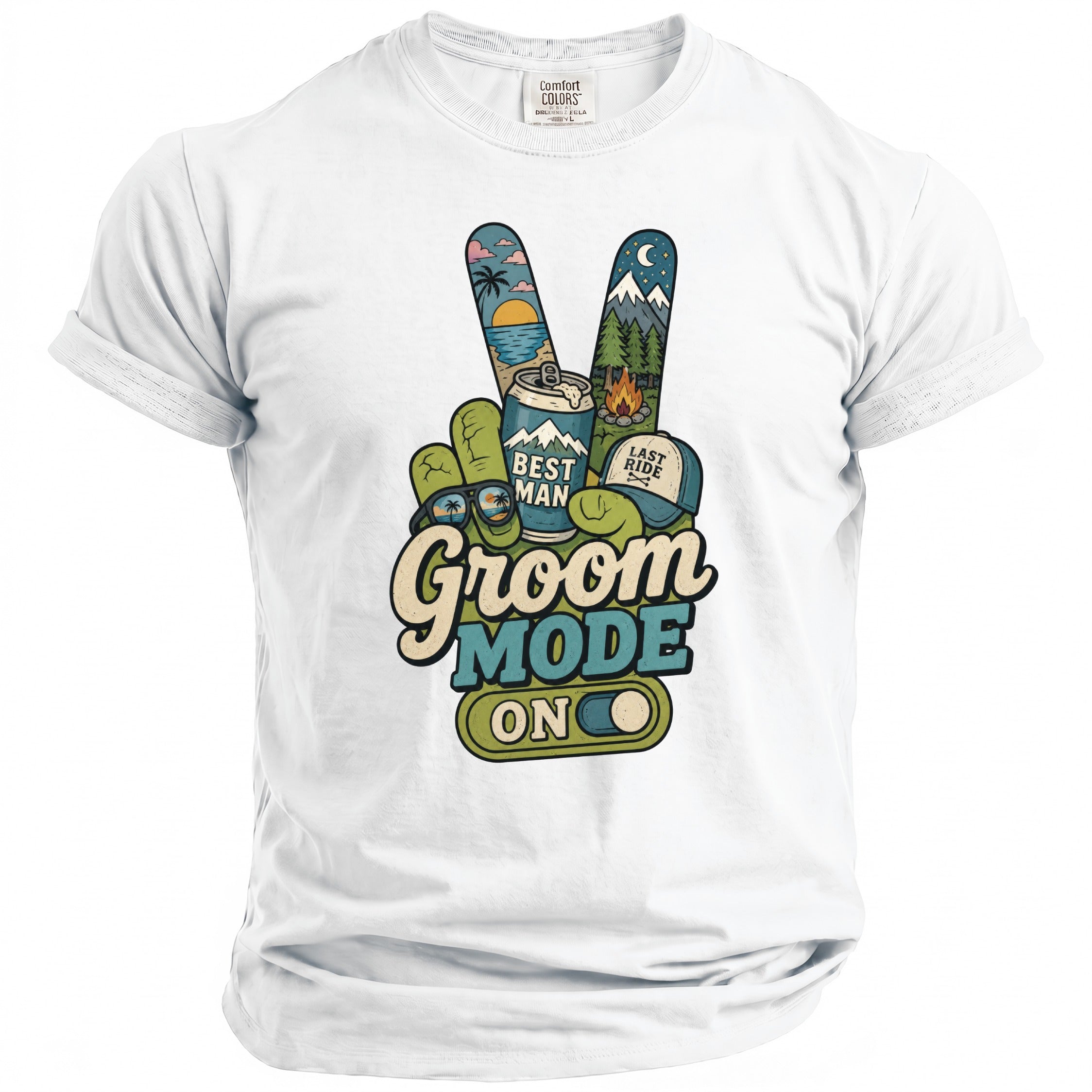 Groom Mode Party T-Shirt - Midnight Gents