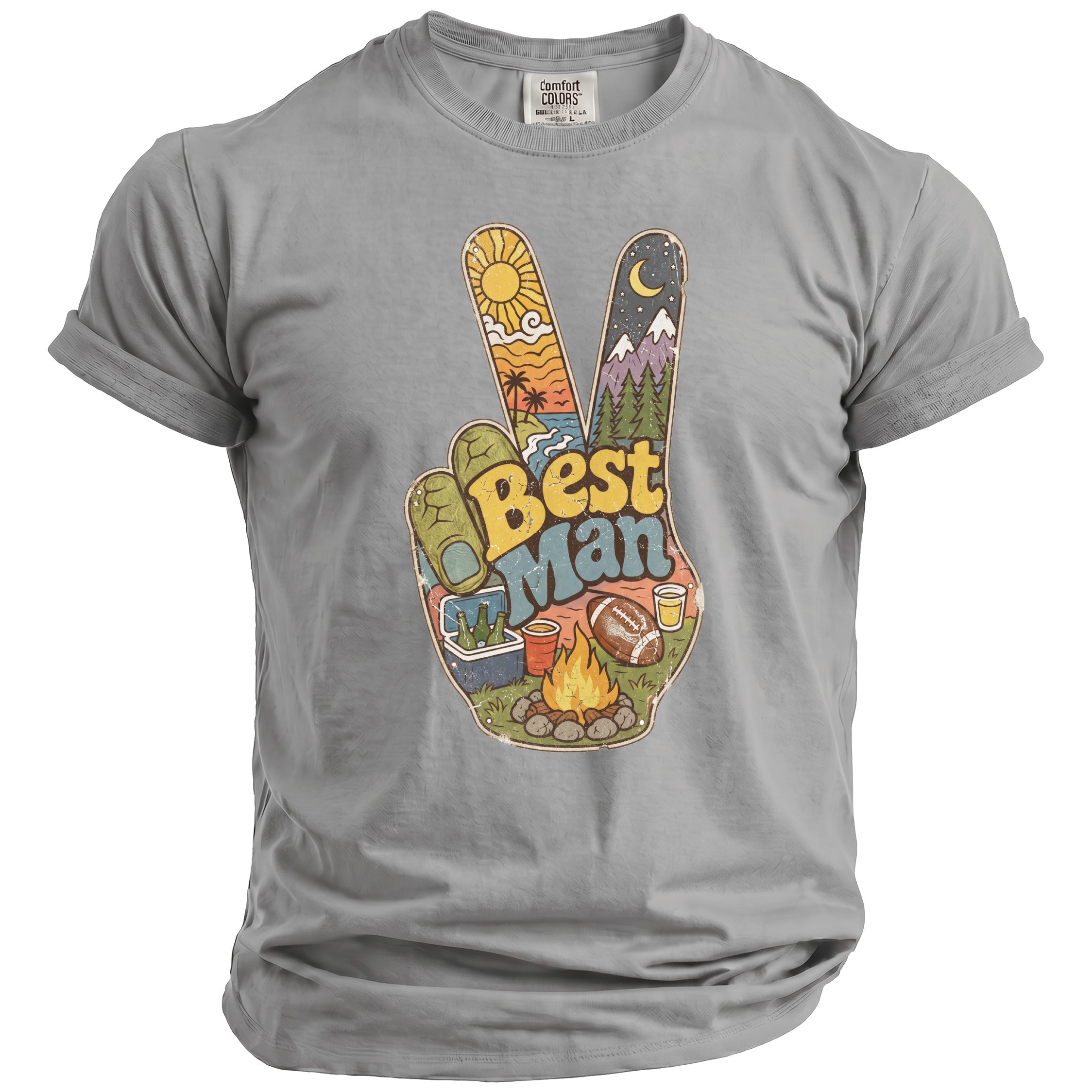 Best Man Bachelor Party Tee - Midnight Gents