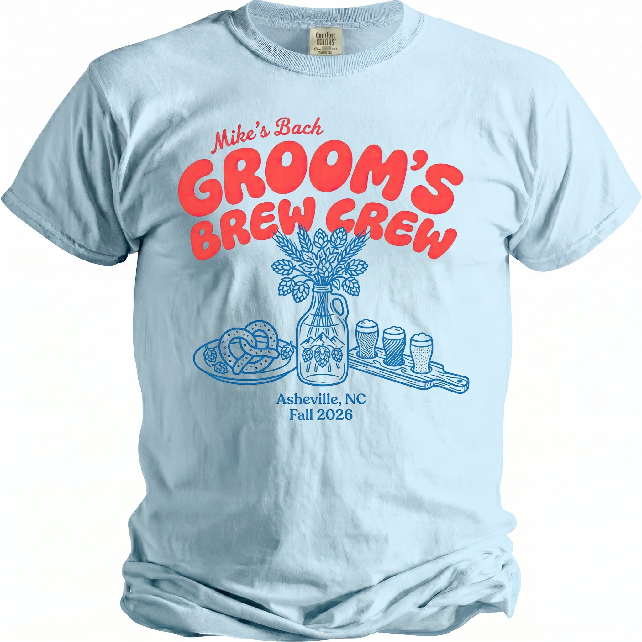 Groom's Brew Crew Tee - Midnight Gents