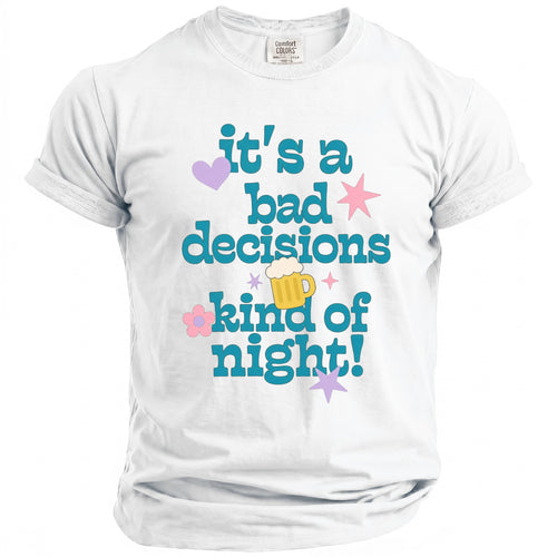 Bad Decisions T-Shirt - Midnight Gents