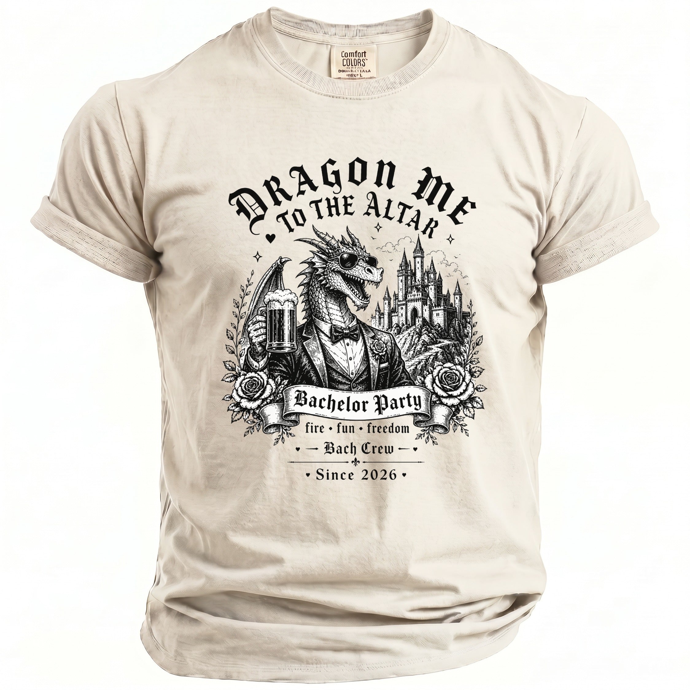 Altar Dragon Bachelor Tee - Midnight Gents