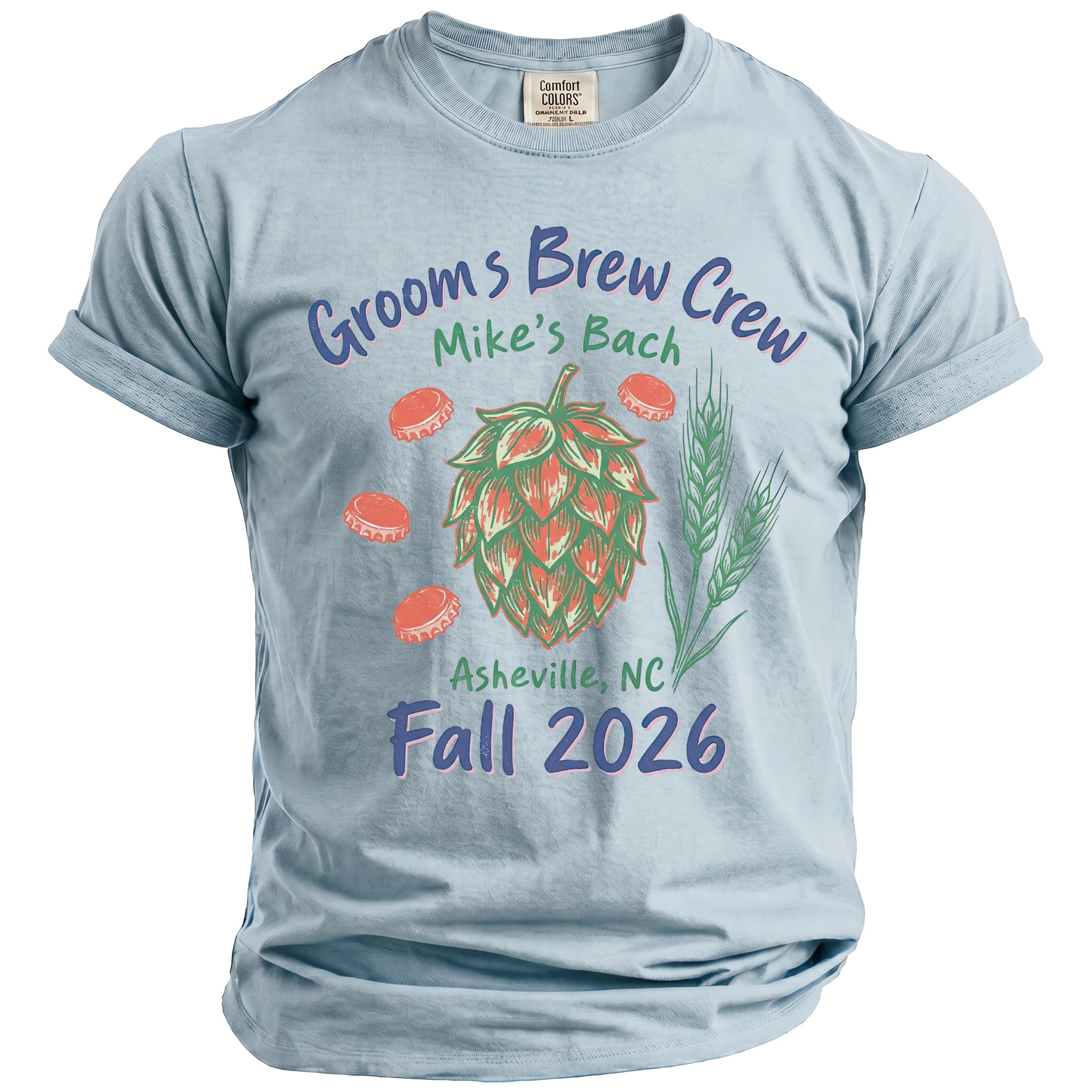 Groom's Brew Crew T-Shirt - Midnight Gents