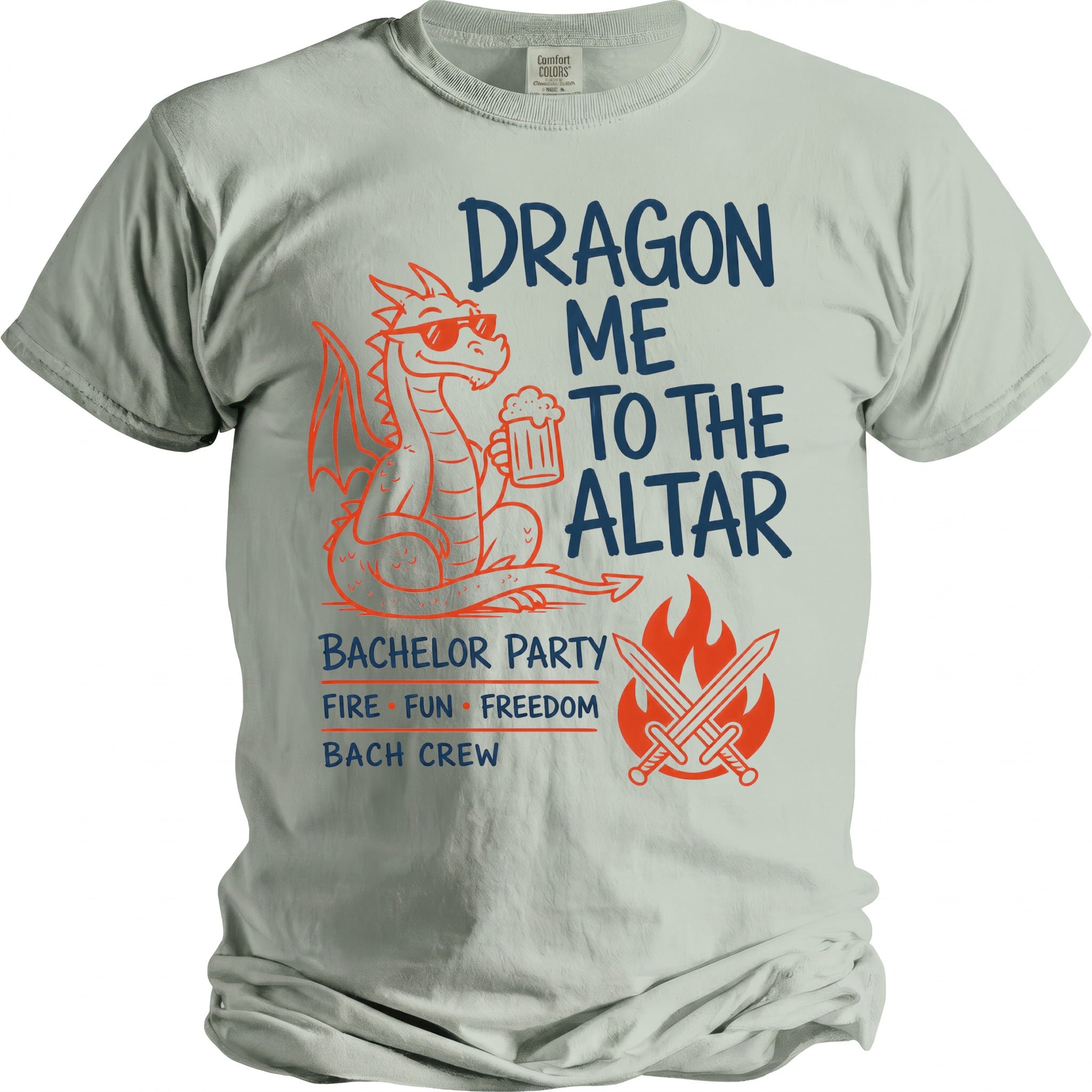 Dragon Altar Bachelor Party T-Shirt - Midnight Gents