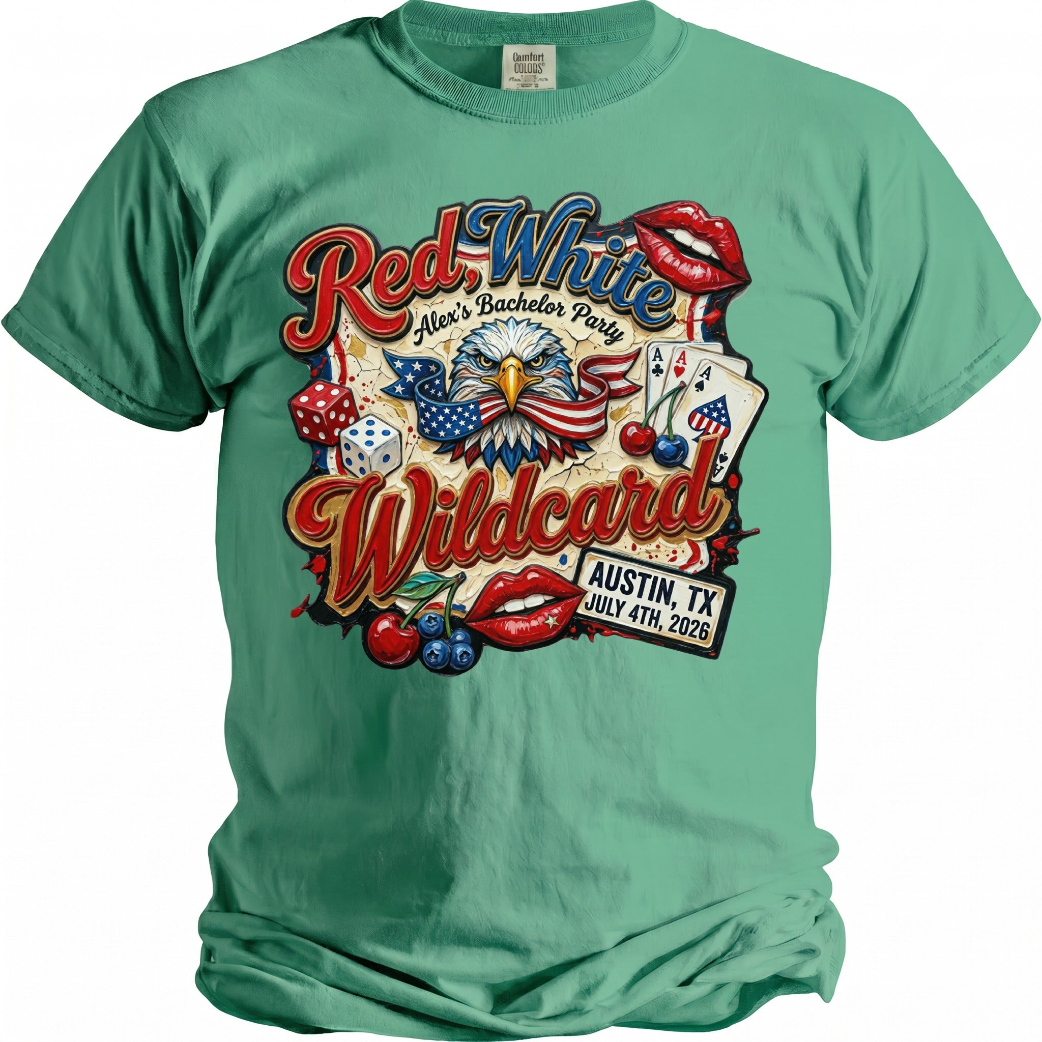 Red, White, Wildcard; Alex's Bachelor Party, Austin, TX July 4th, 2026.