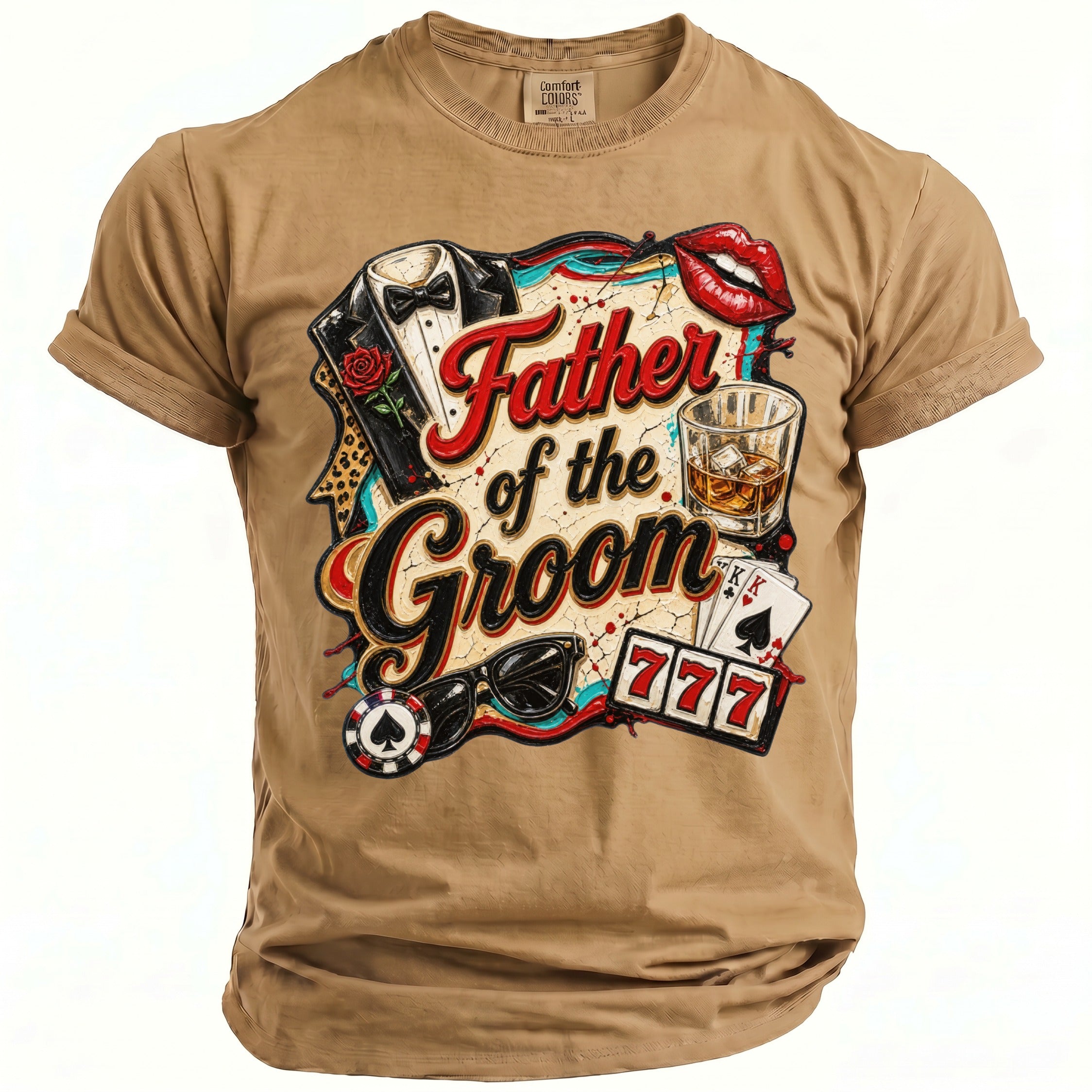 Father Groom Party T-Shirt - Midnight Gents
