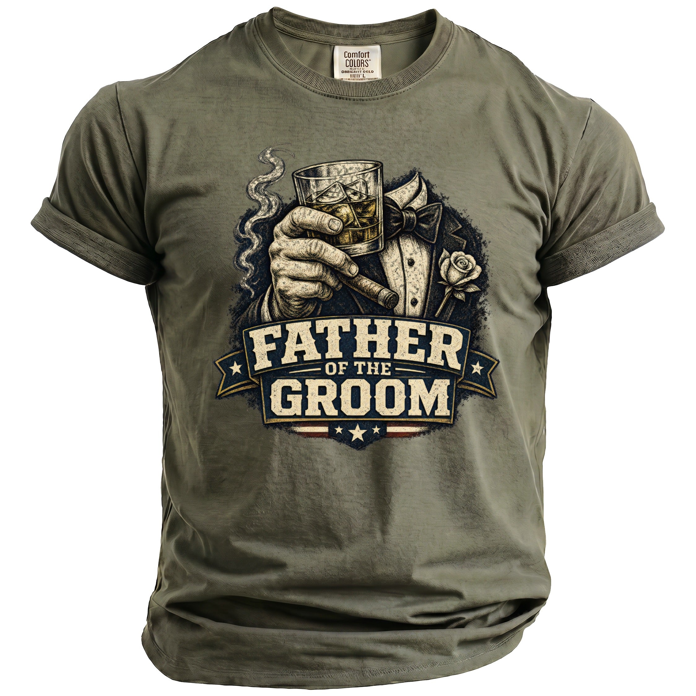 Groom's Father Party T-Shirt - Midnight Gents