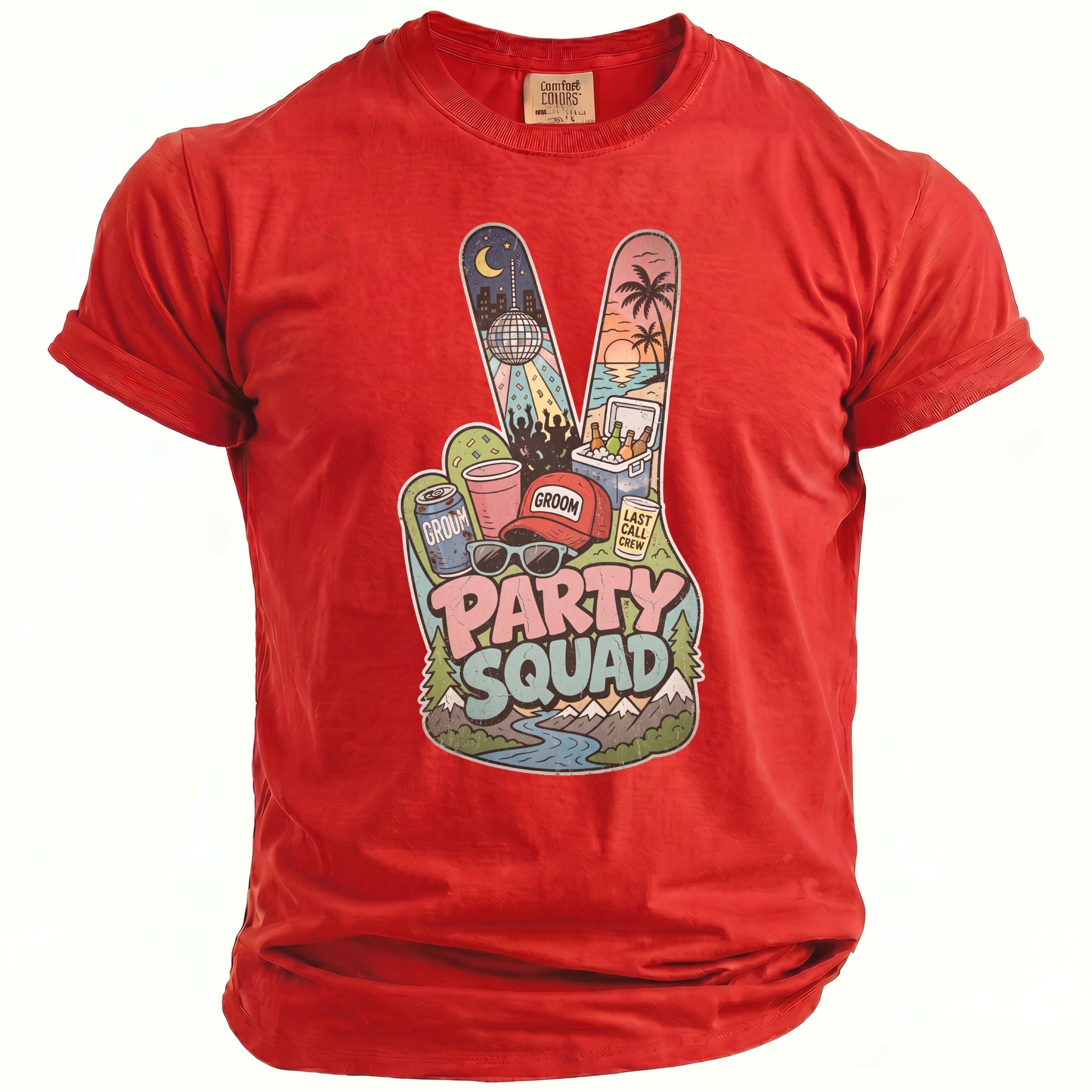 Party Squad Bachelor Groom T-Shirt - Midnight Gents