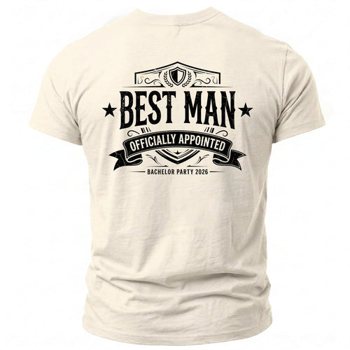 Best Man Event T-Shirt - Midnight Gents