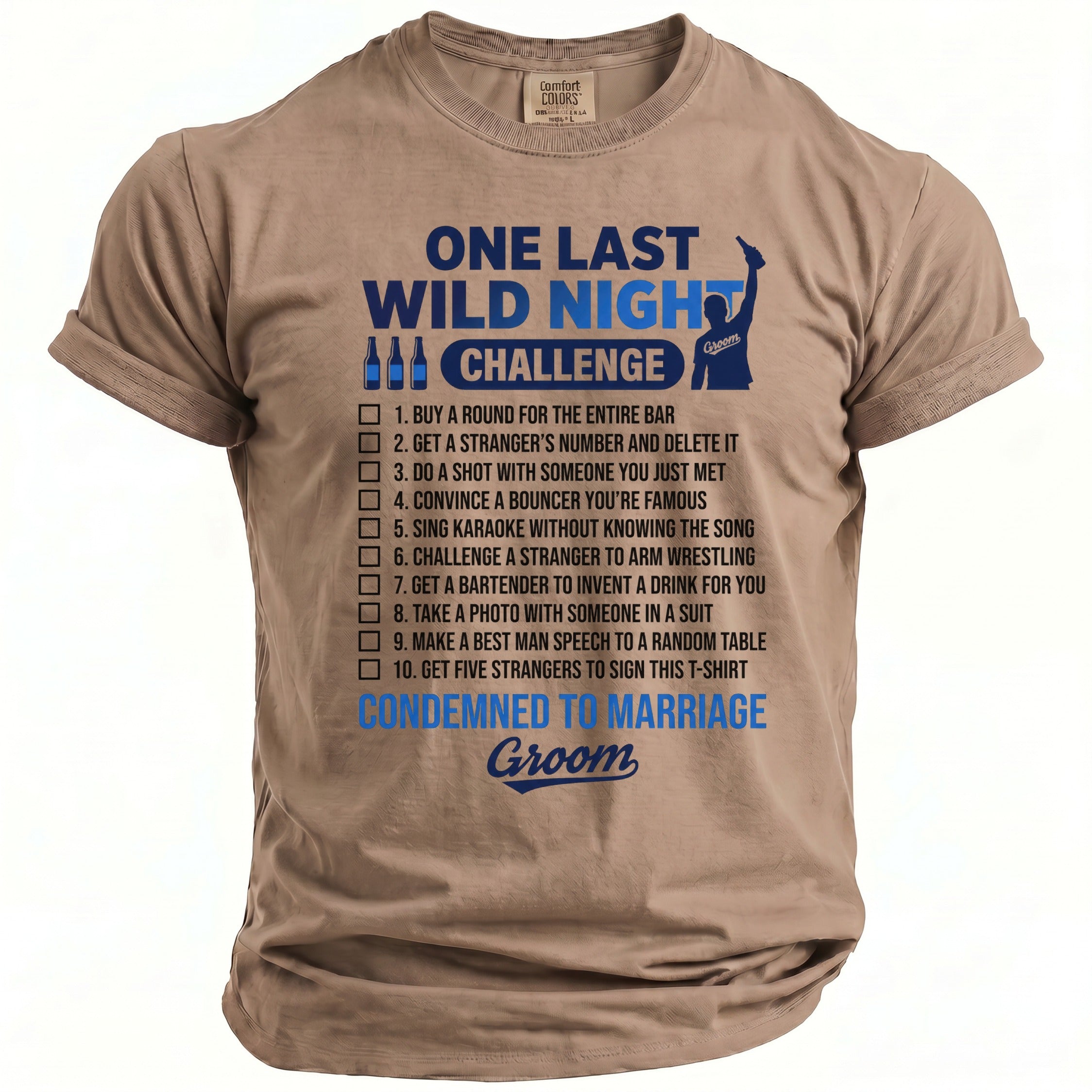 Last Wild Night Challenge Tee - Midnight Gents