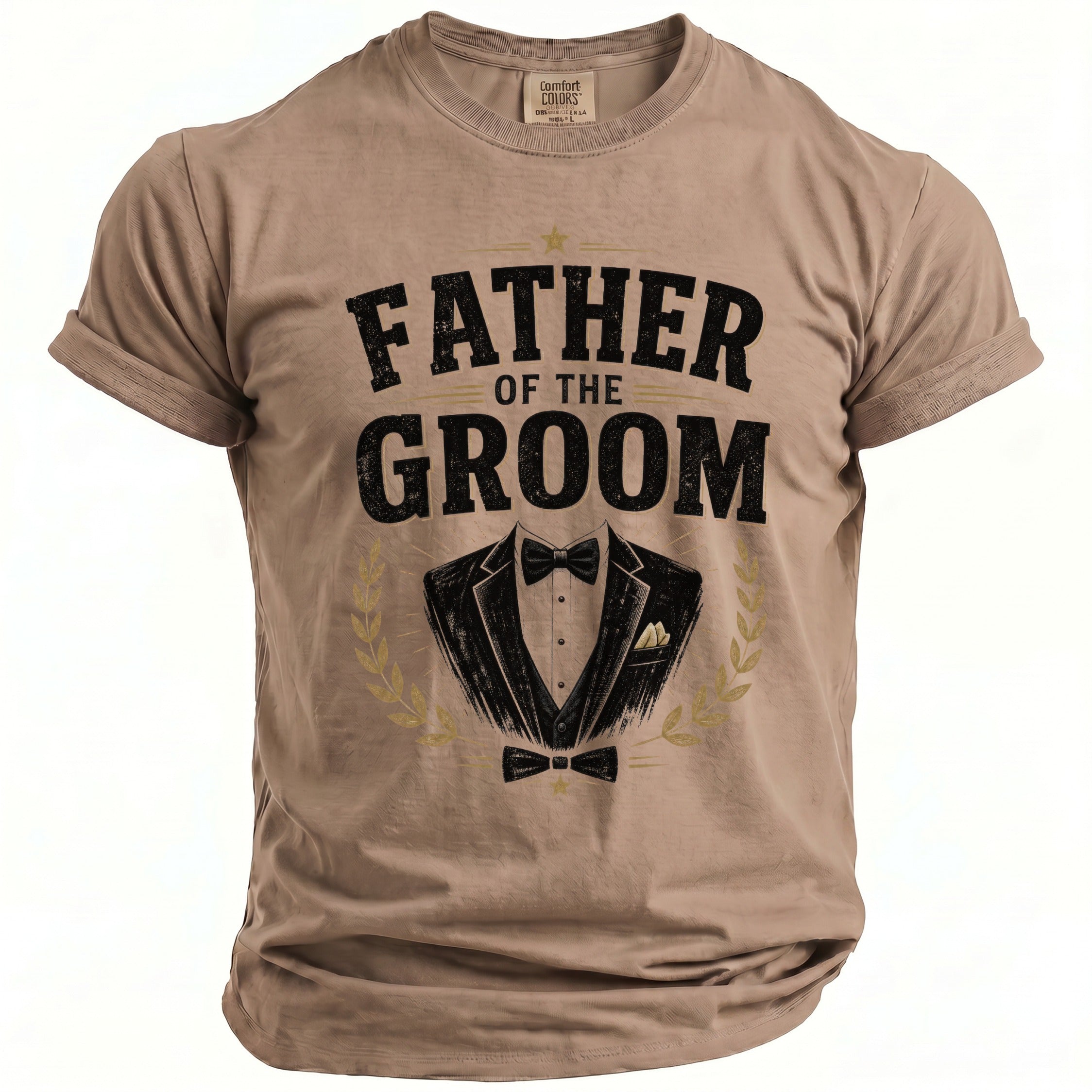 Father Groom Suit T-Shirt - Midnight Gents