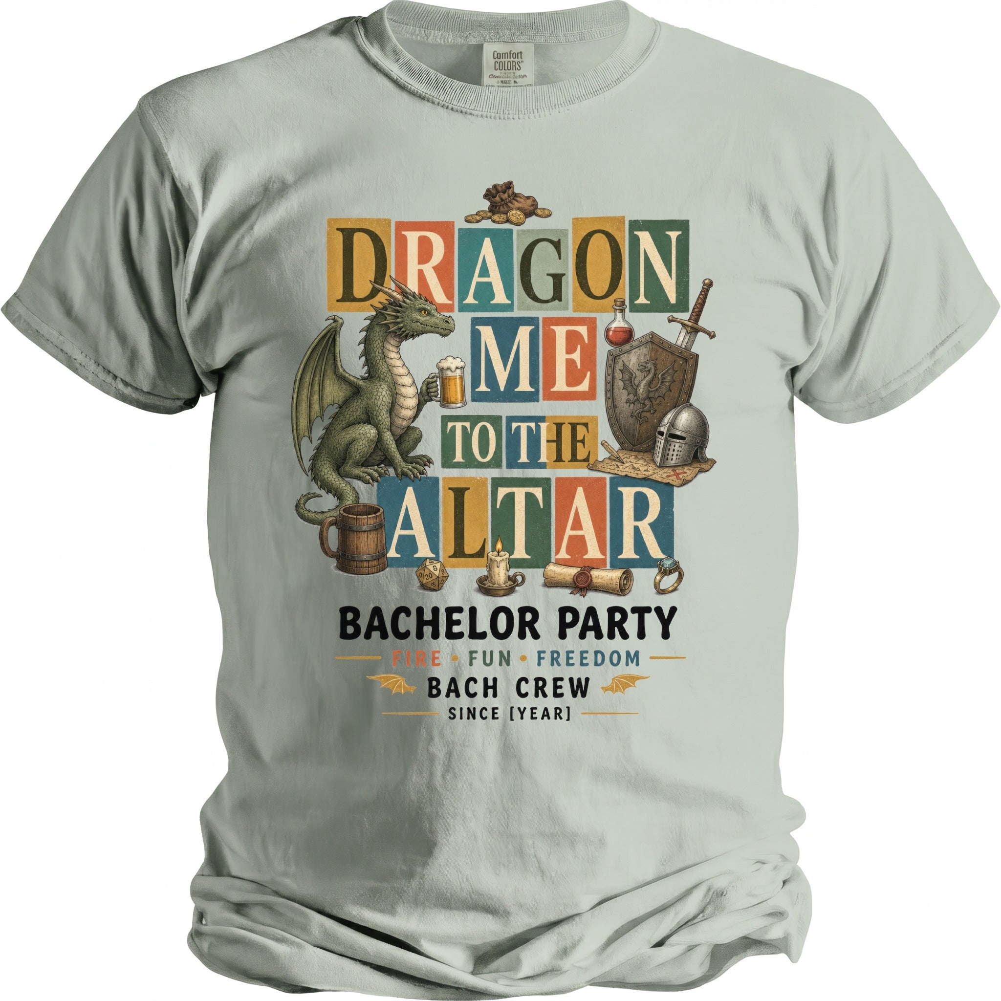 Dragon Altar Bachelor Party Tee - Midnight Gents