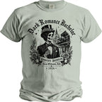 Dark Romance Bachelor, Kenneth's Bachelor, New Orleans, LA, 2026 design on a light green t-shirt.