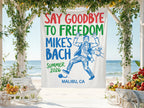 Banner: Say Goodbye to Freedom Mike's Bach, Summer 2026, Malibu, CA.
