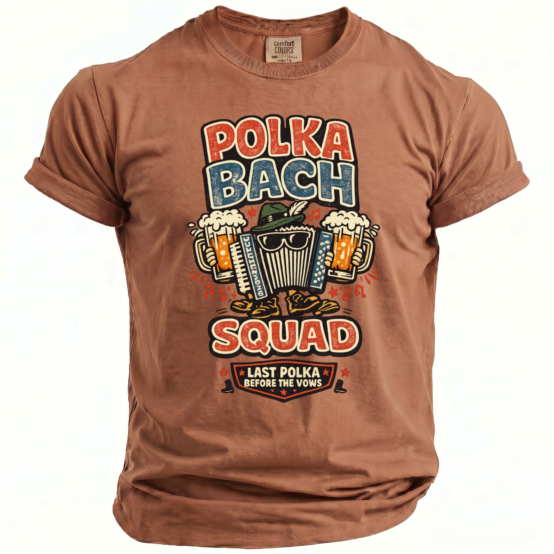 Polka Bach Squad T-Shirt - Midnight Gents