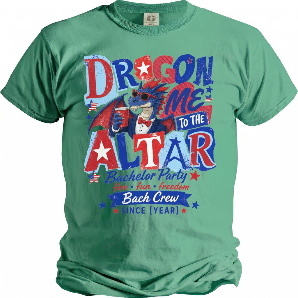 Dragon Me To The Altar Bachelor Party Bach Crew Since [Year] shirt.