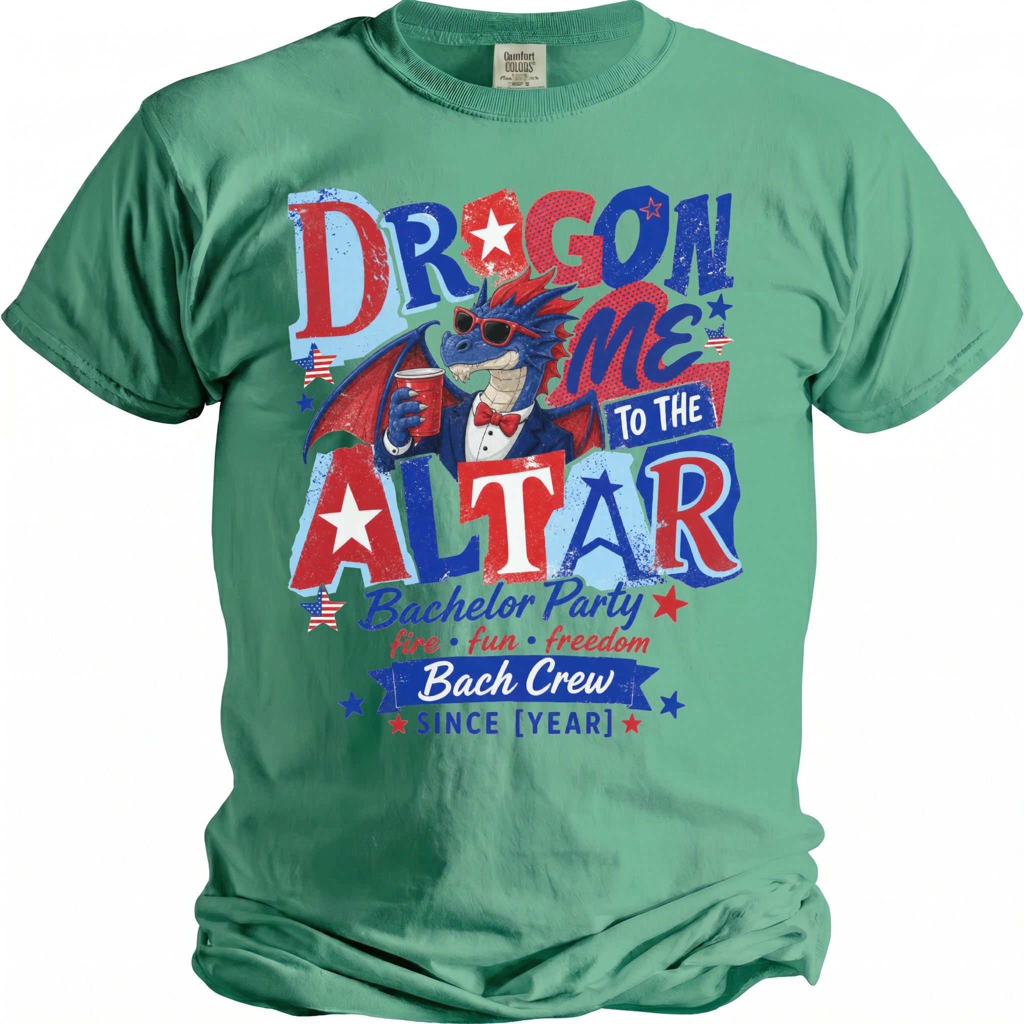 Dragon Me To The Altar Bachelor Party Bach Crew Since [Year] shirt.