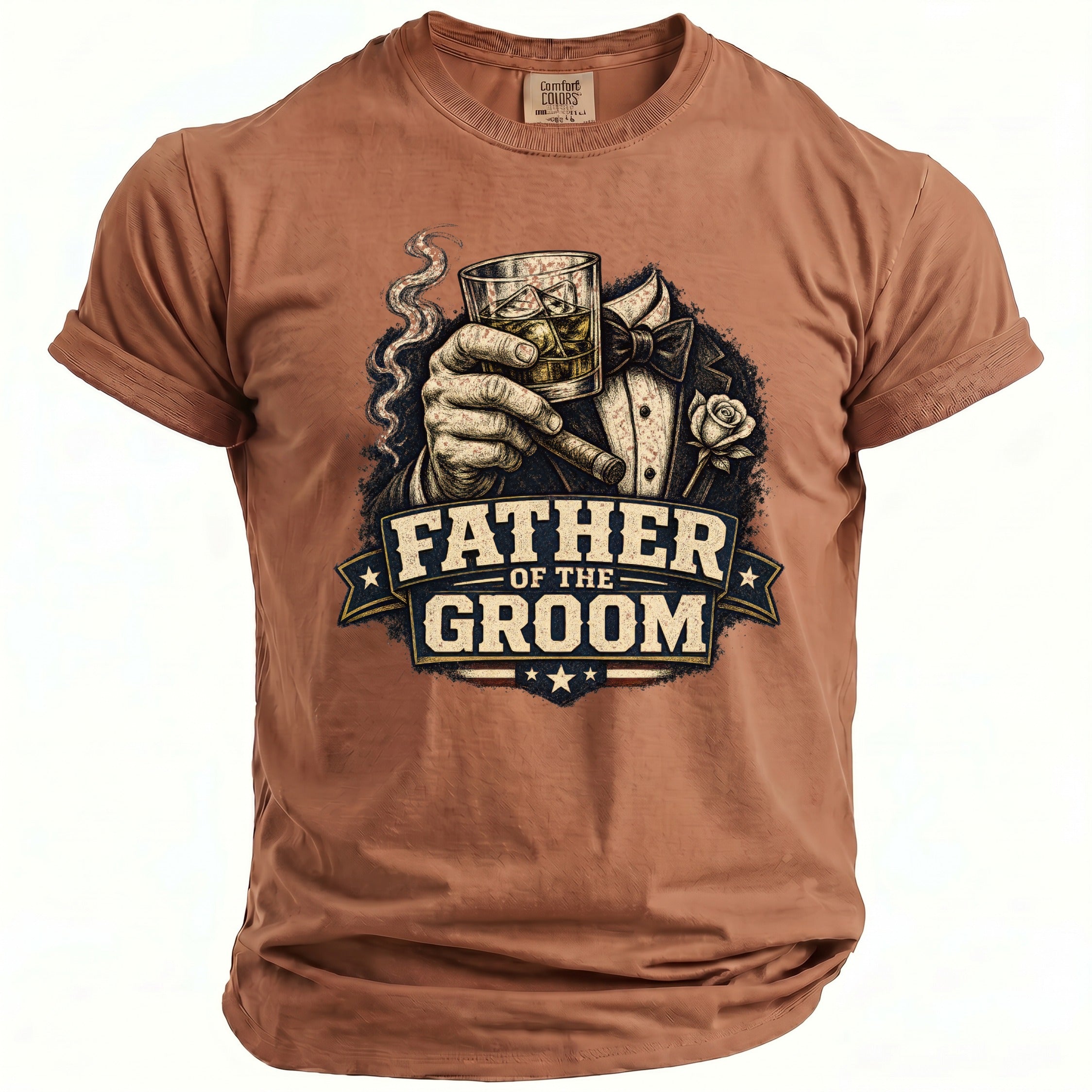 Groom's Father Party T-Shirt - Midnight Gents