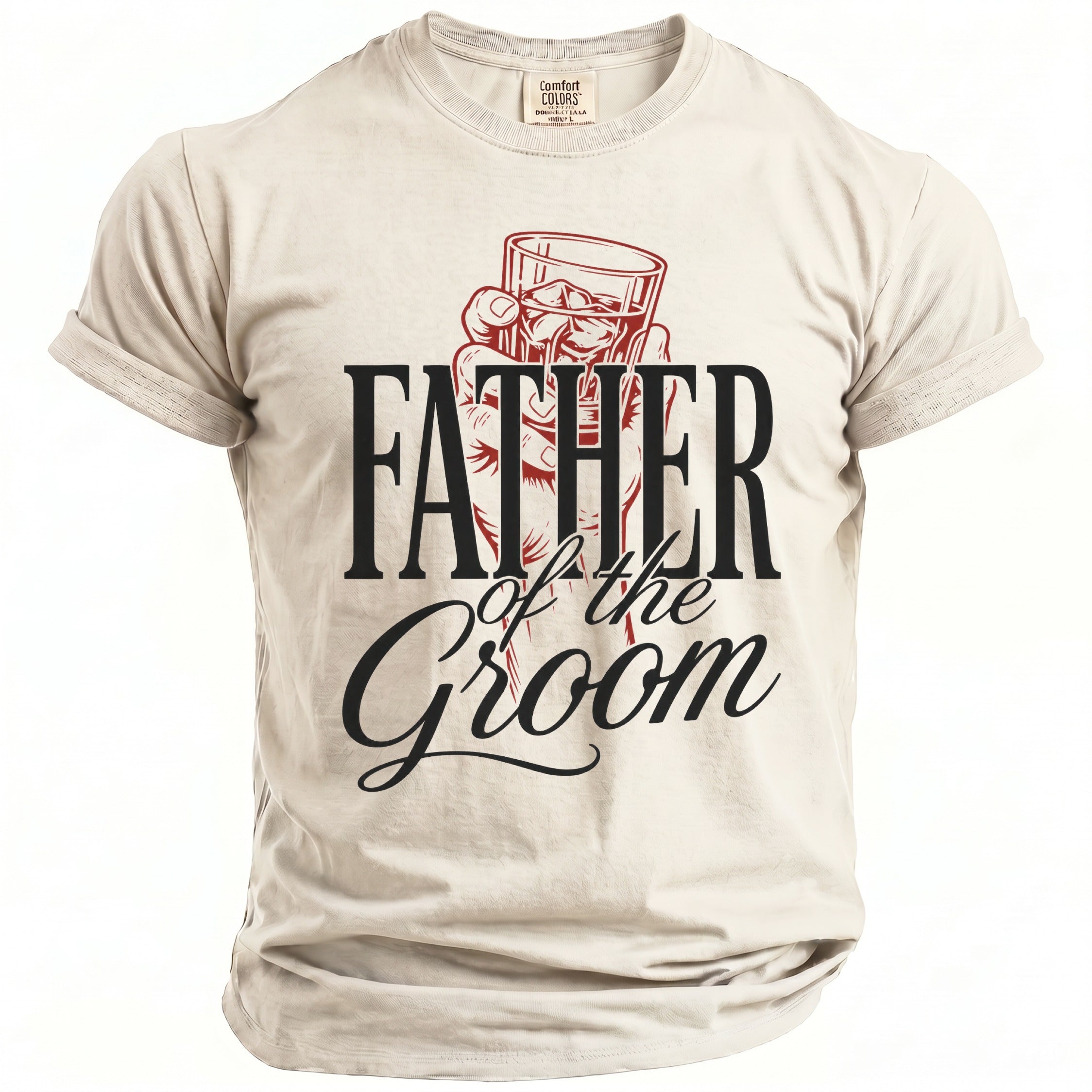 Father Groom Whiskey T-Shirt - Midnight Gents