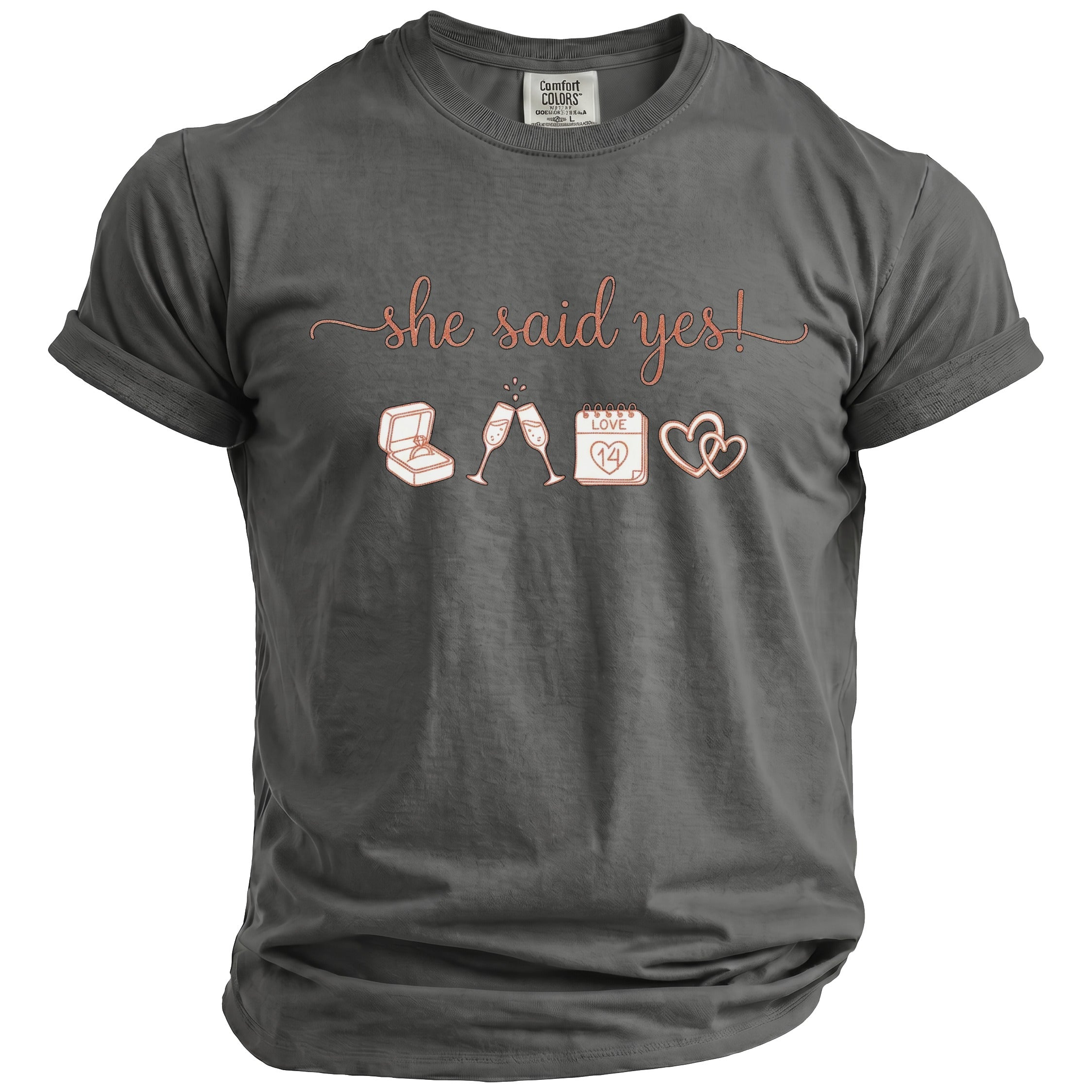 She Said Yes T-Shirt - Midnight Gents
