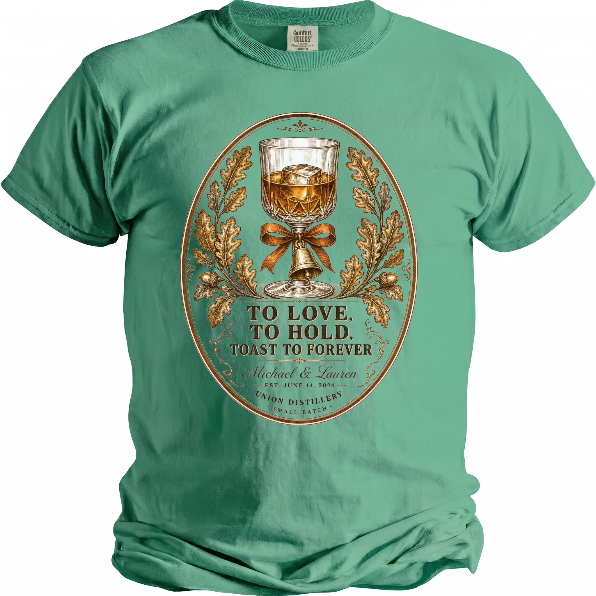 Forever Toast Whiskey T-Shirt - Midnight Gents