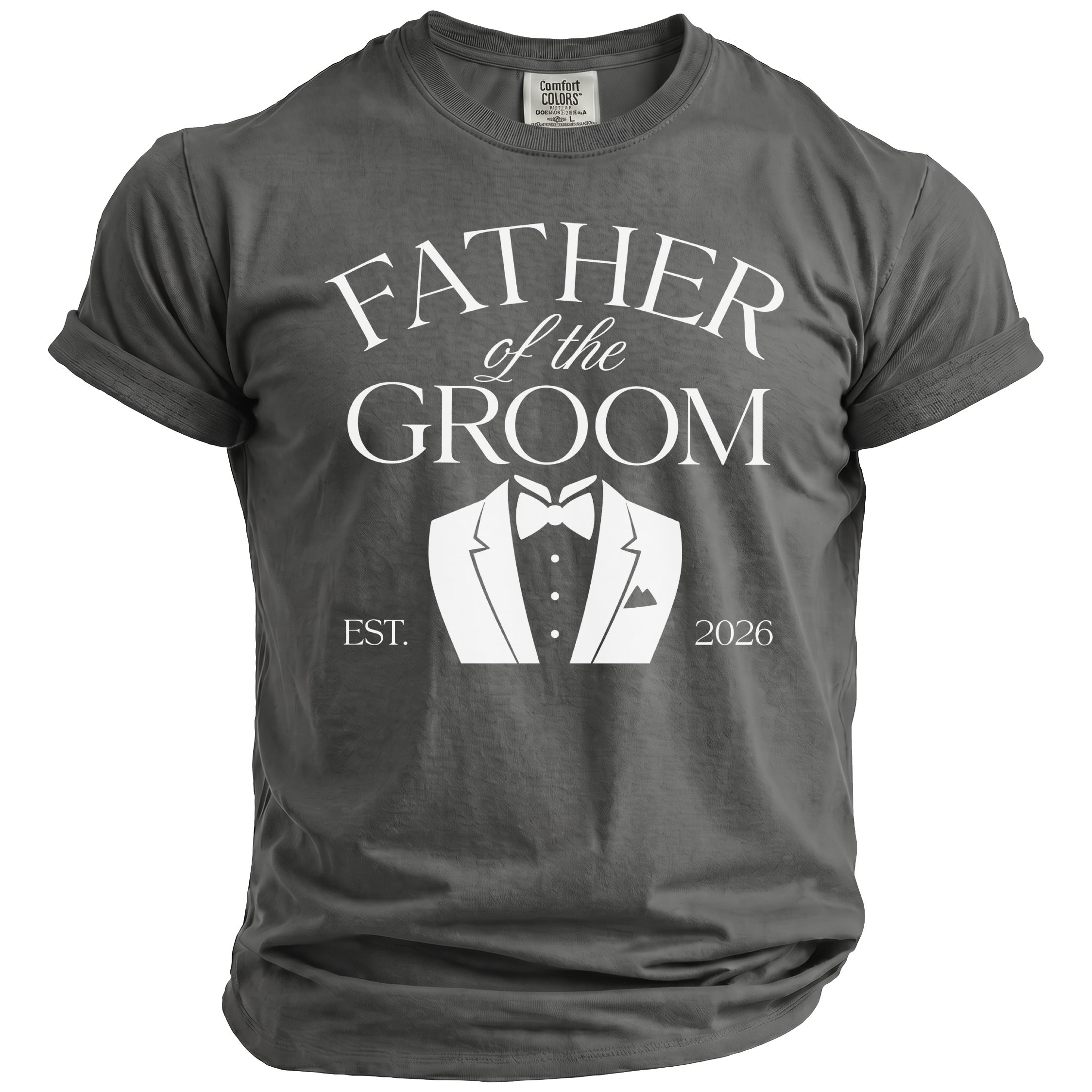 Father Groom Tuxedo T-Shirt - Midnight Gents
