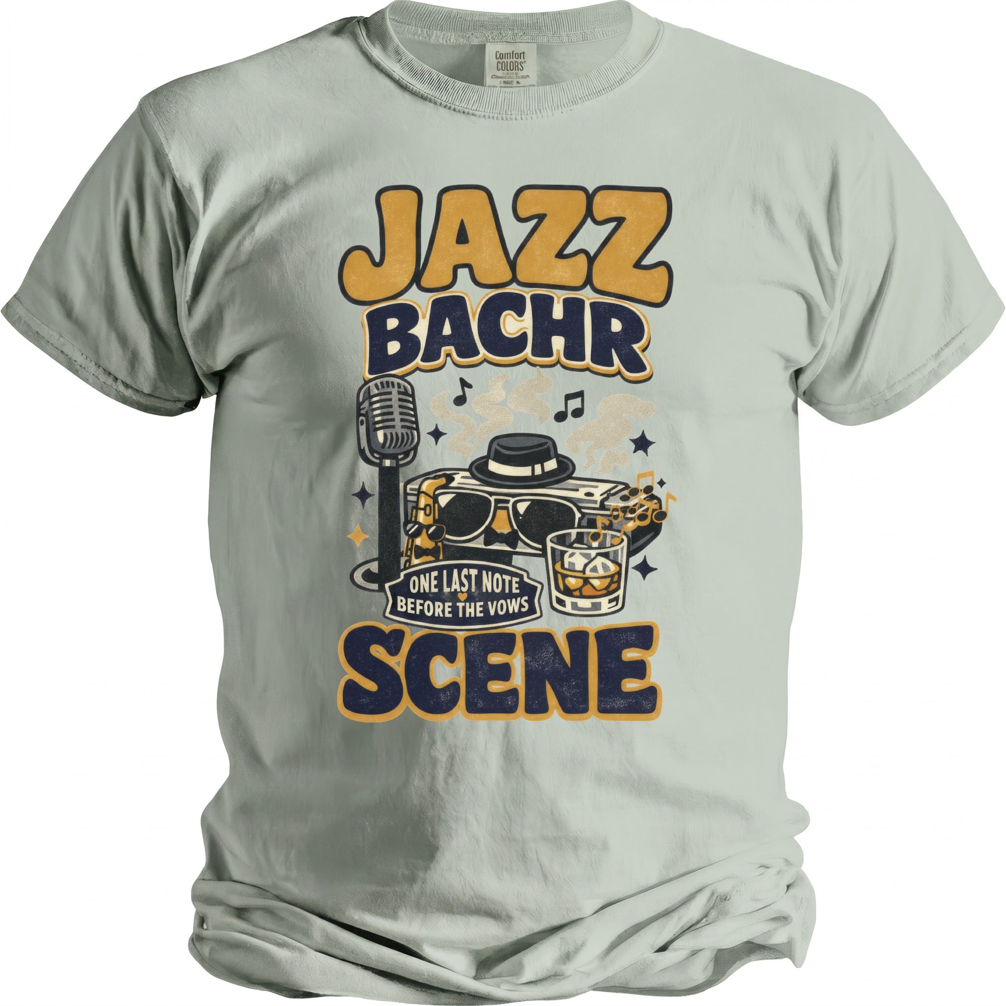 Jazz Bachr Scene T-Shirt - Midnight Gents