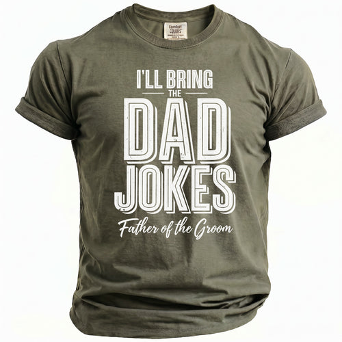 Dad Jokes Father T-Shirt - Midnight Gents