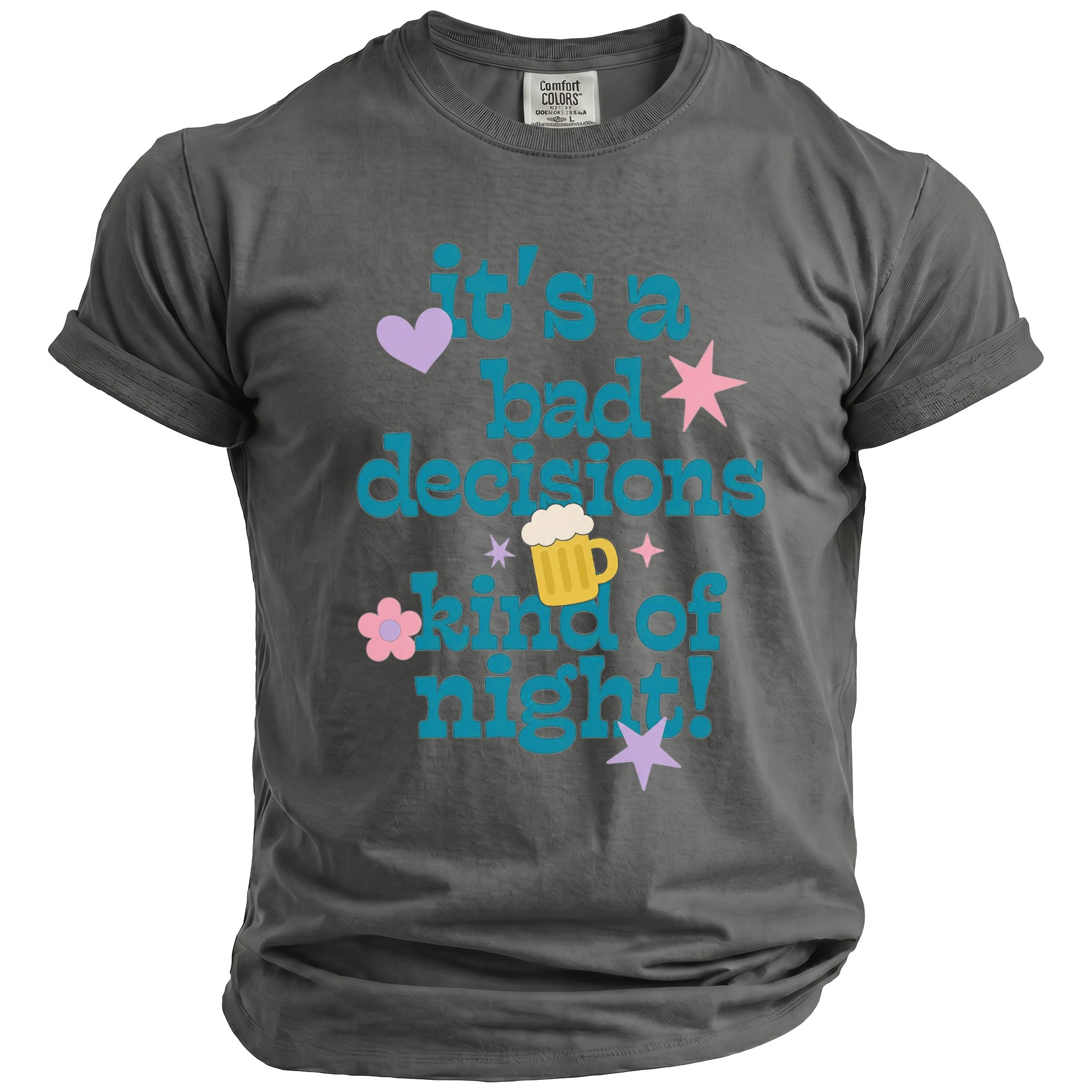 Bad Decisions T-Shirt - Midnight Gents