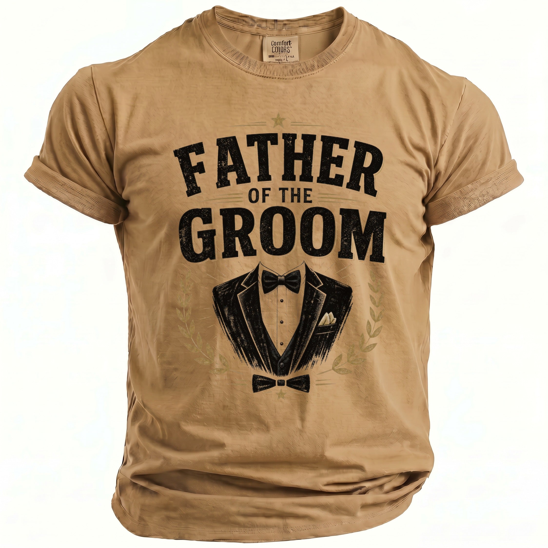 Father Groom Suit T-Shirt - Midnight Gents