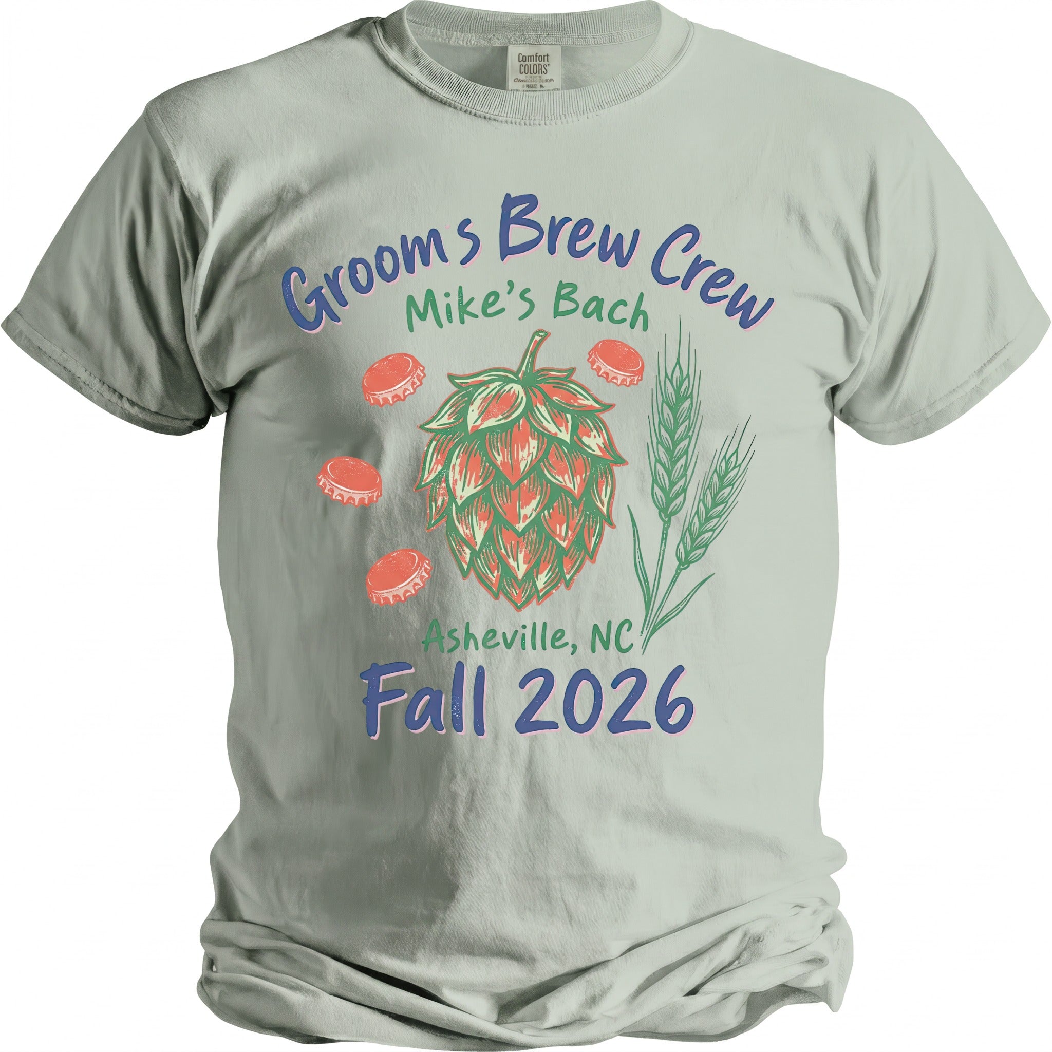 Groom's Brew Crew T-Shirt - Midnight Gents