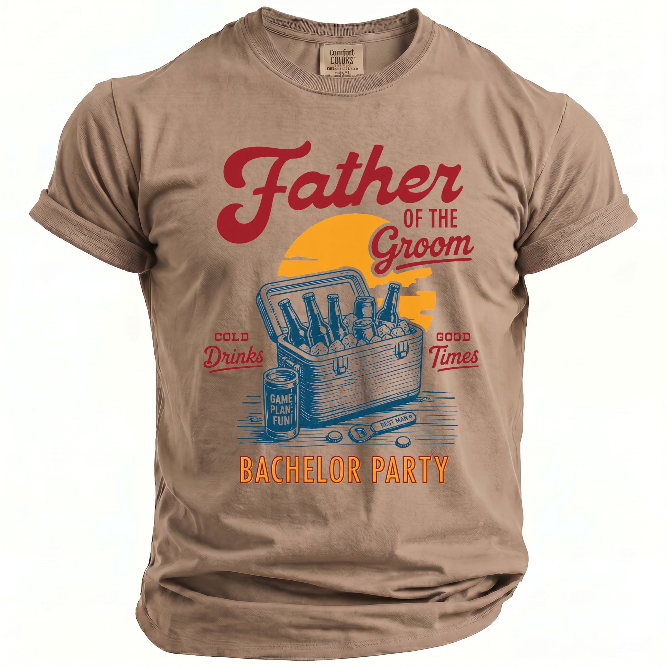 Father Groom Bachelor T-Shirt - Midnight Gents
