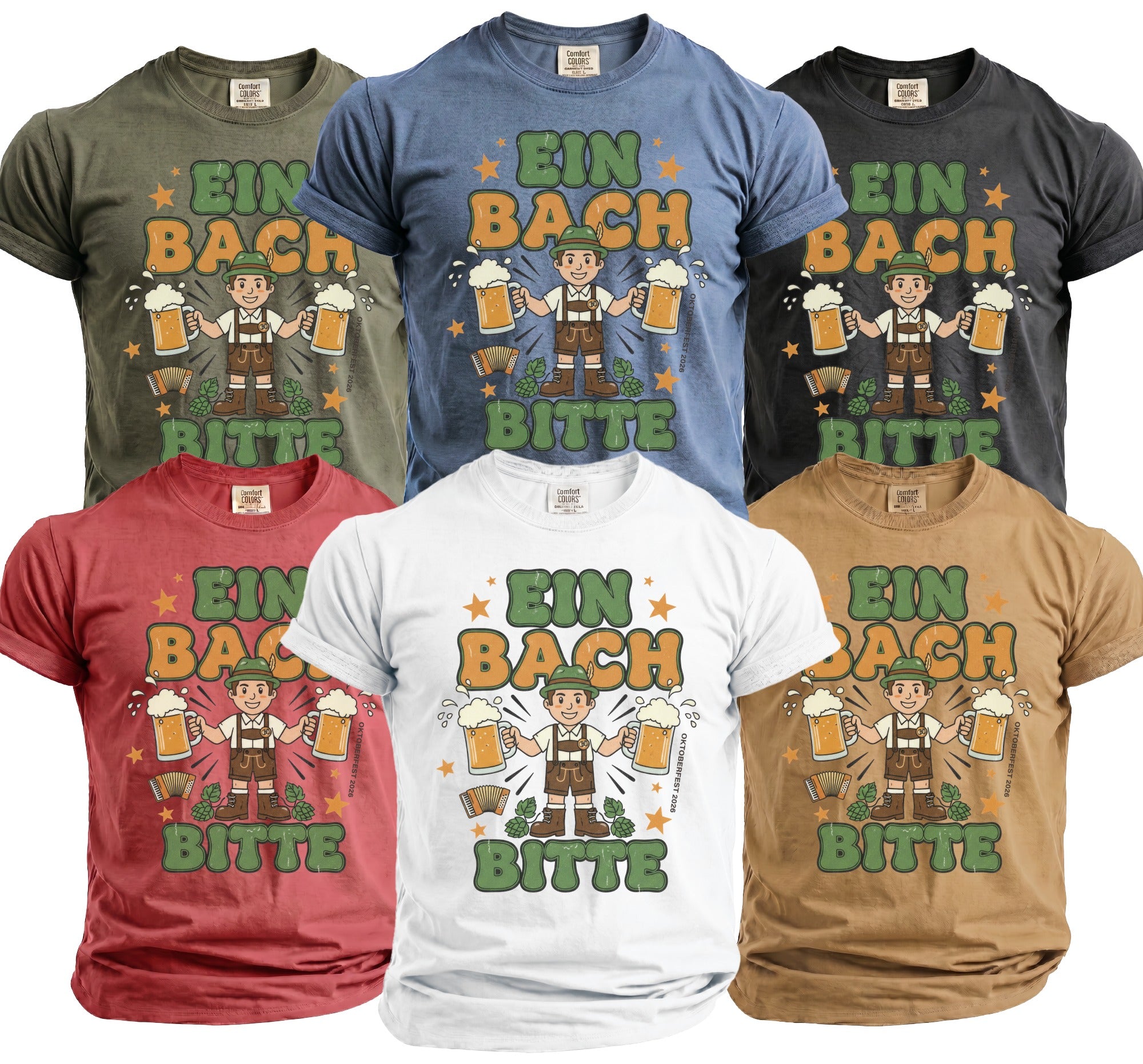 Retro Oktoberfest Beer T-Shirt - Midnight Gents