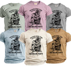 Six t-shirts in various colors featuring a man in a throne with text: "Wicked Good Time Before The Ring".