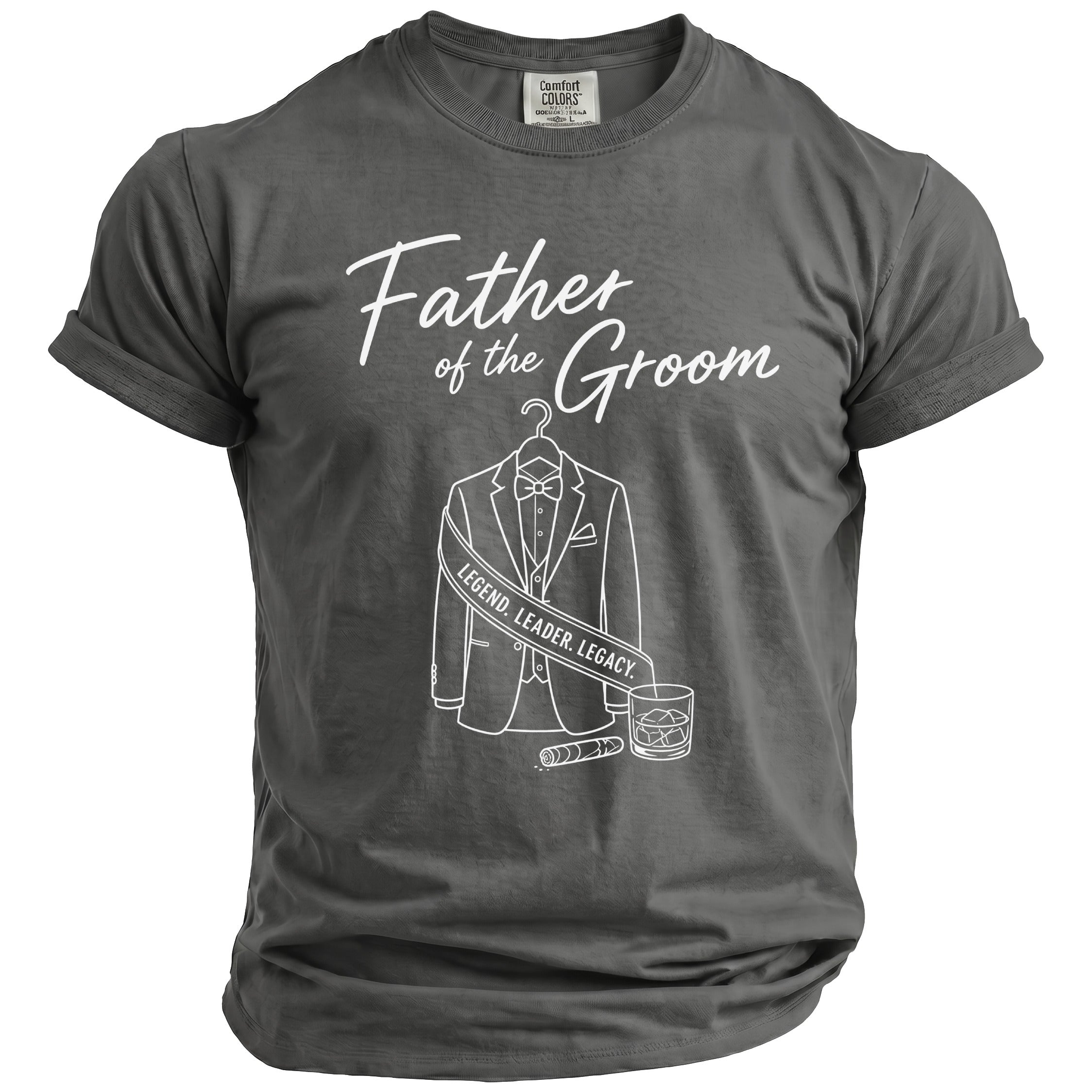 Father of Groom Legend T-Shirt - Midnight Gents