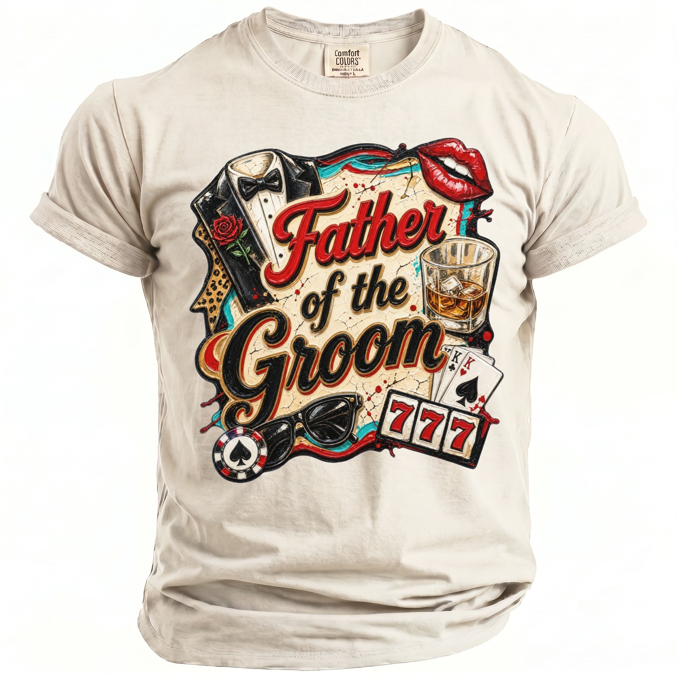Father Groom Party T-Shirt - Midnight Gents