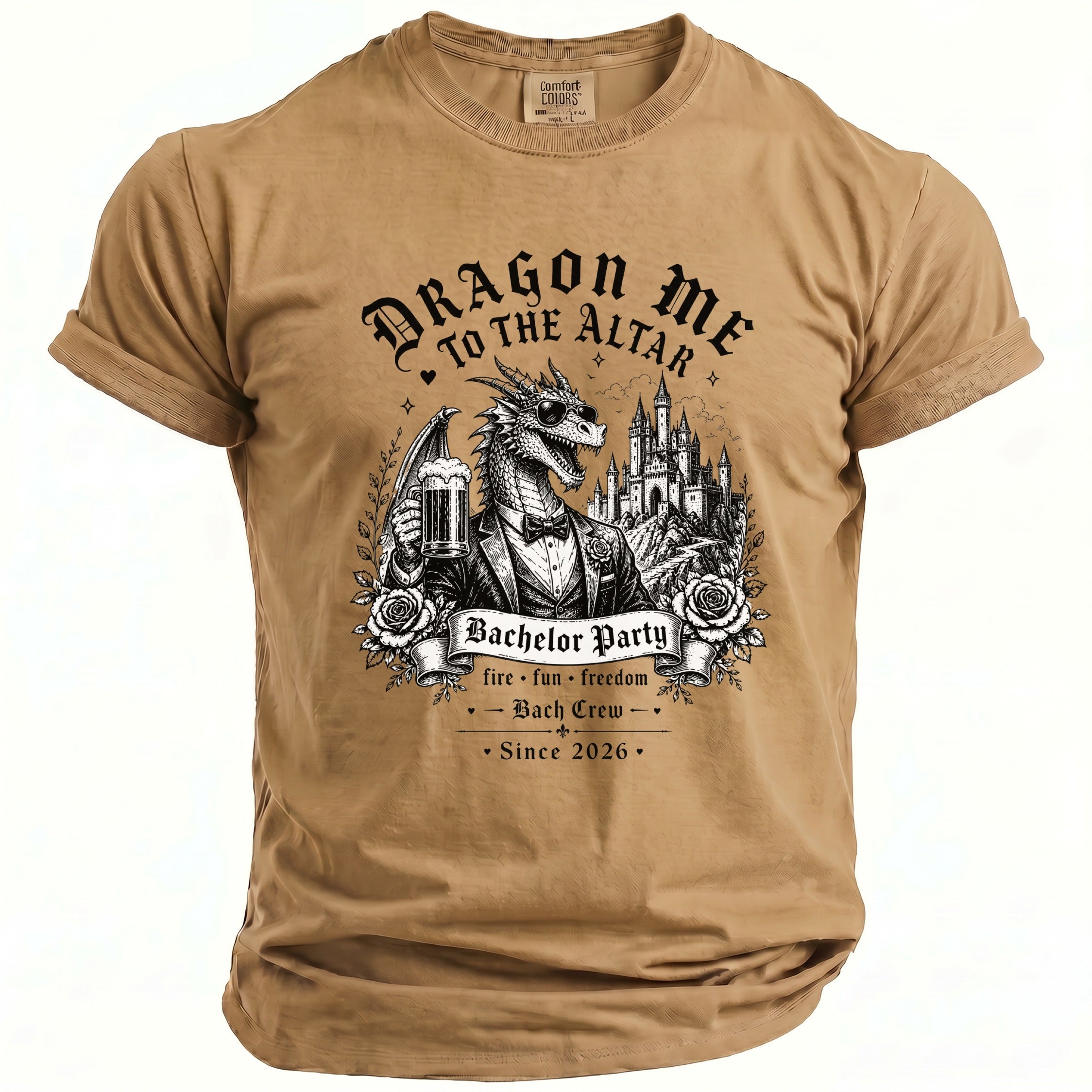 Altar Dragon Bachelor Tee - Midnight Gents