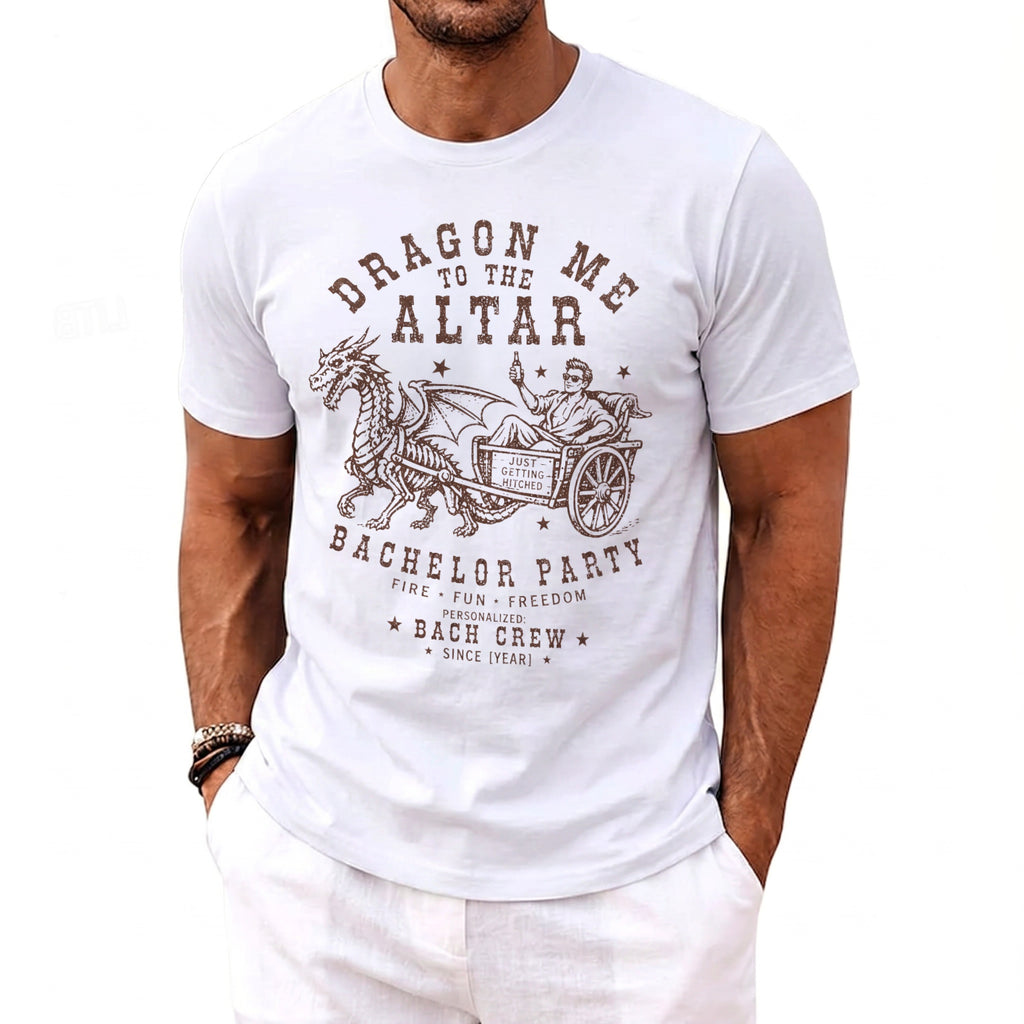 Dragon Altar Bachelor Party Tee - Midnight Gents