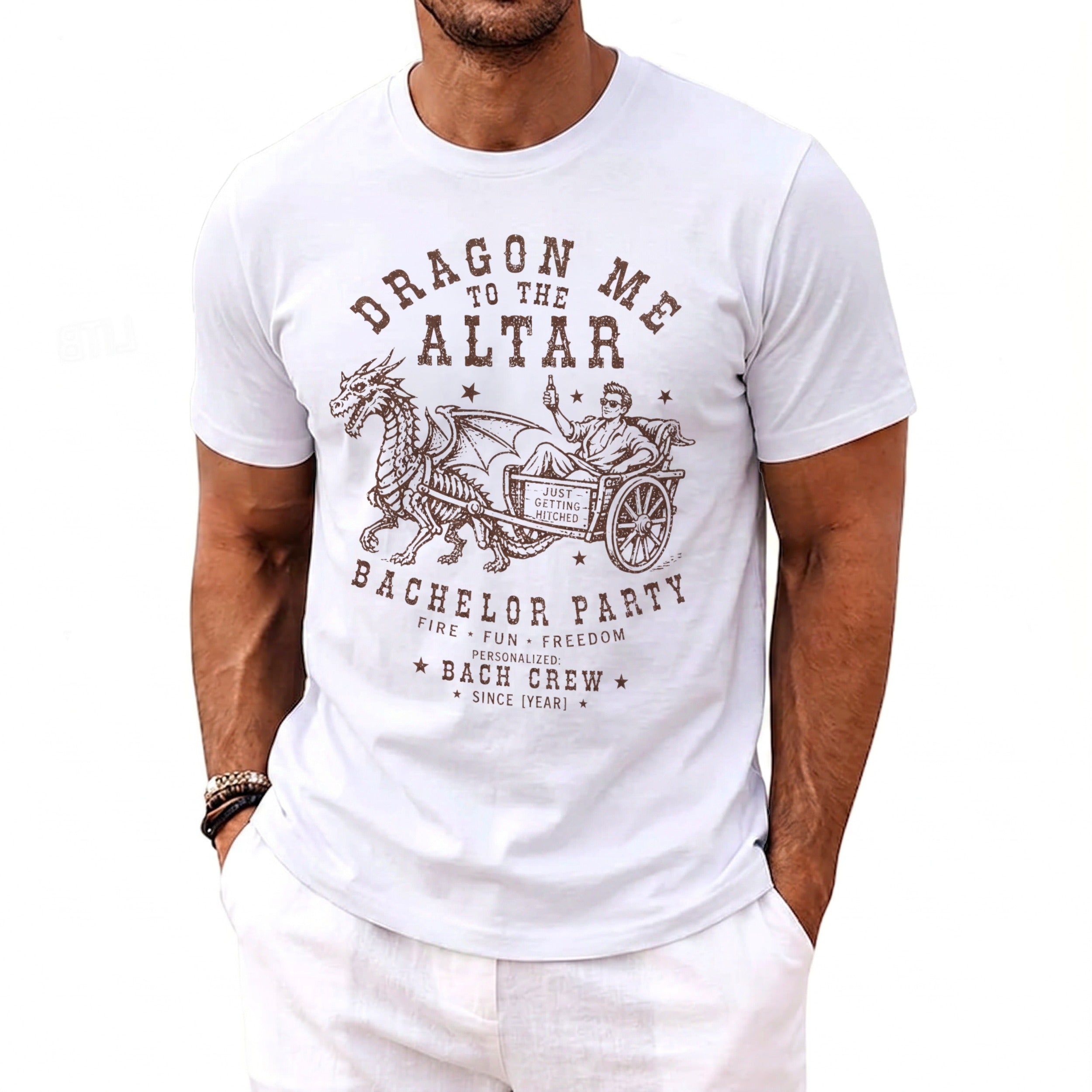 Dragon Altar Bachelor Party Tee - Midnight Gents