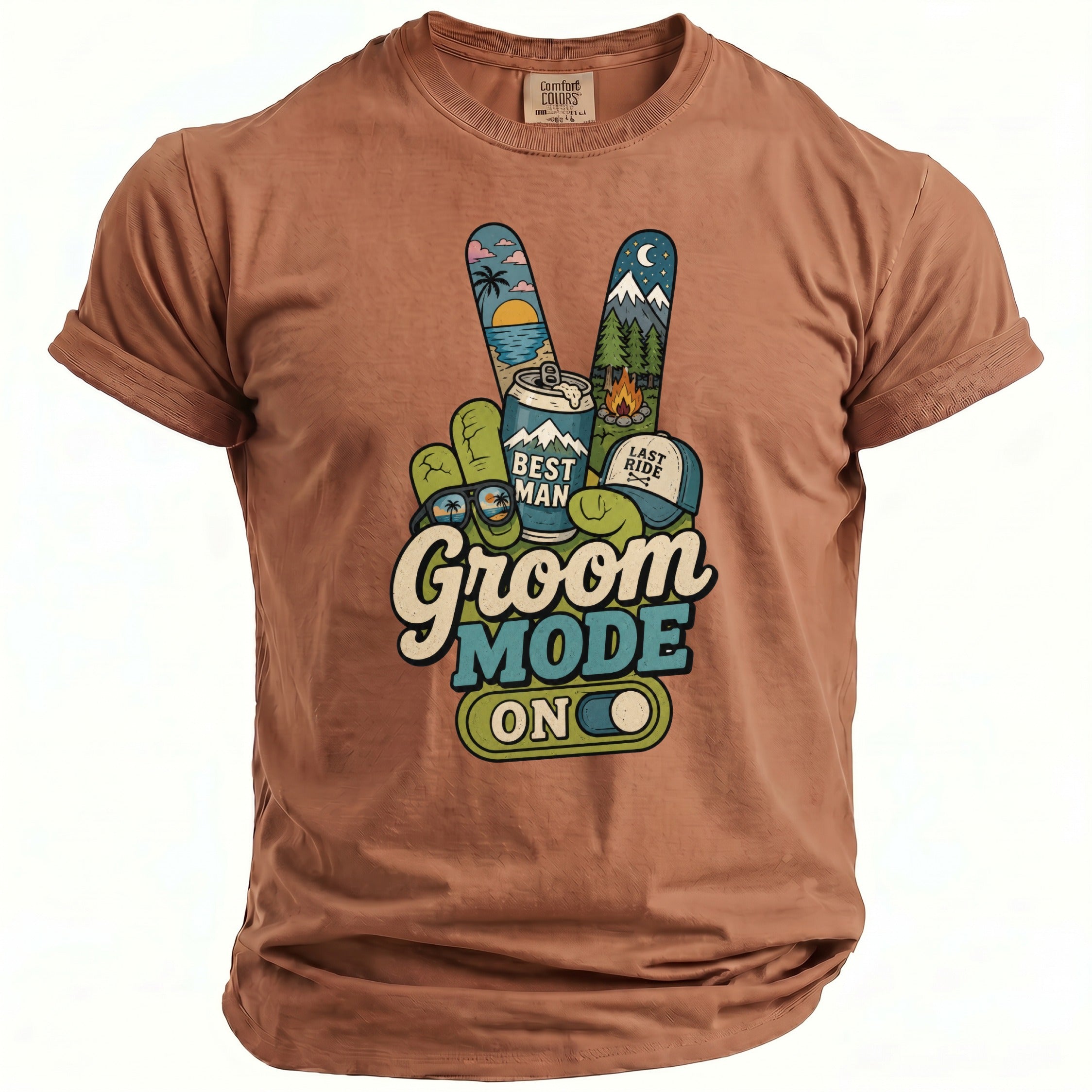 Groom Mode Party T-Shirt - Midnight Gents