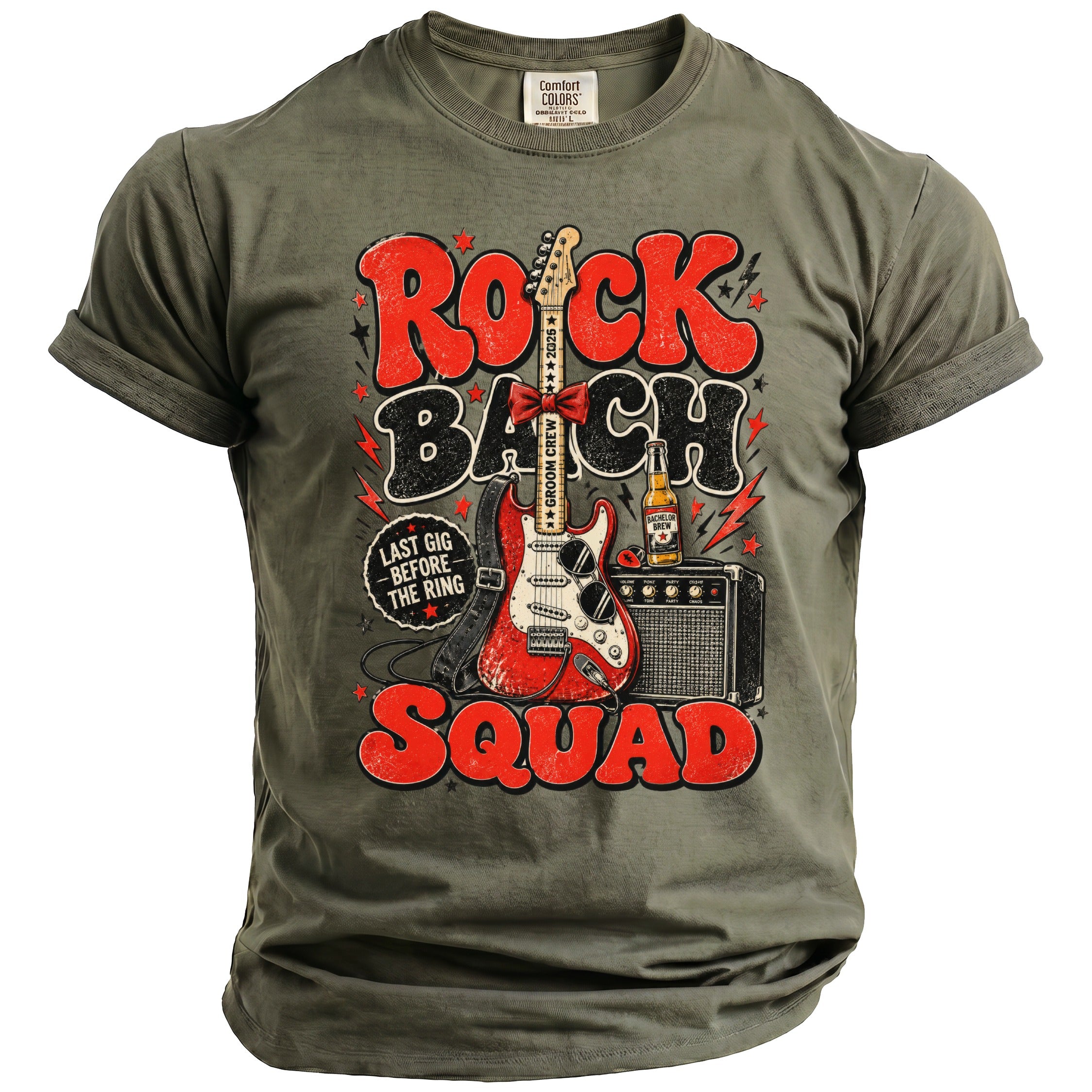 Rock Bach Squad Tee - Midnight Gents
