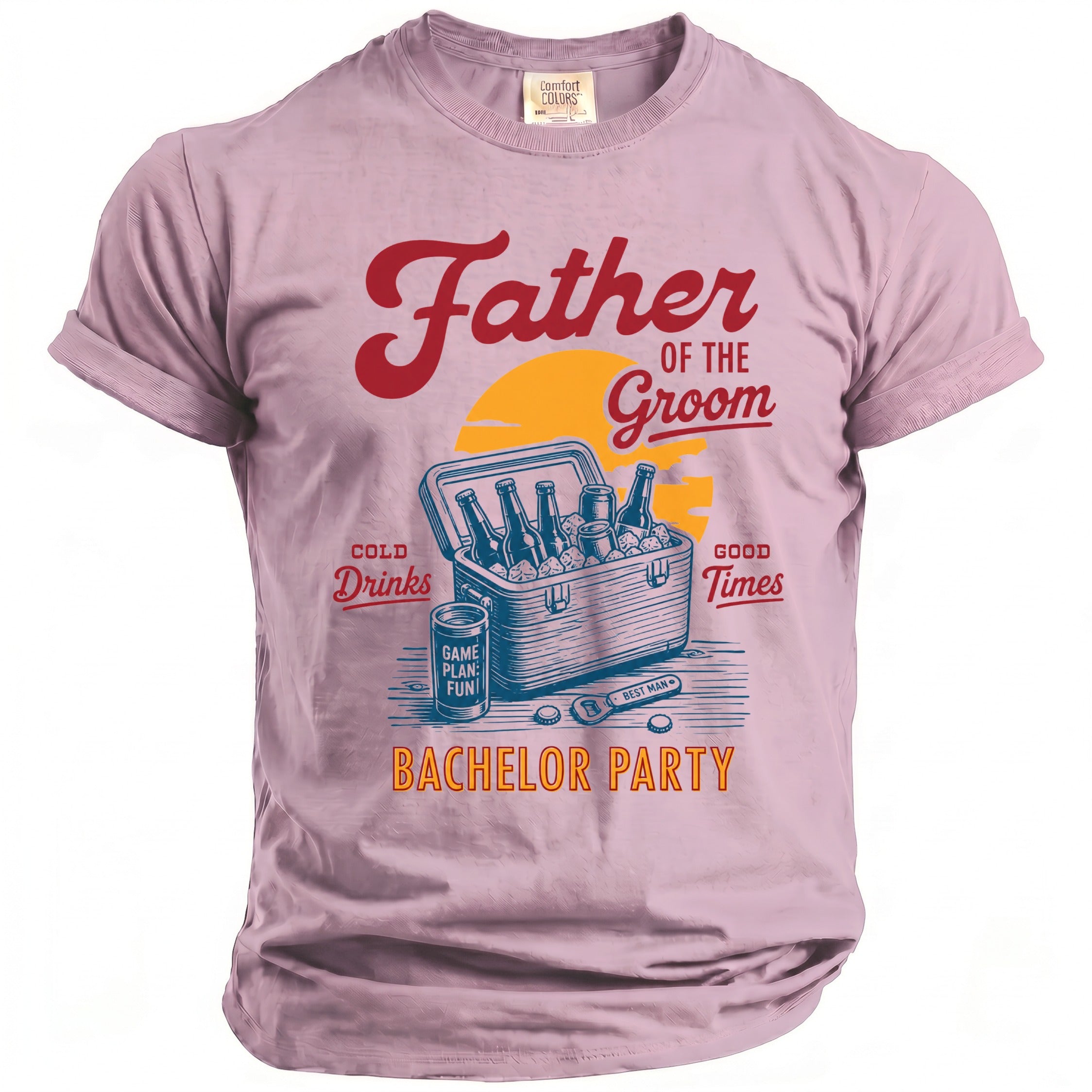 Father Groom Bachelor T-Shirt - Midnight Gents