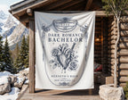 Dark Romance Bachelor banner with heart, sword, roses, and "Kenneth's Bach New Orleans, LA" text.