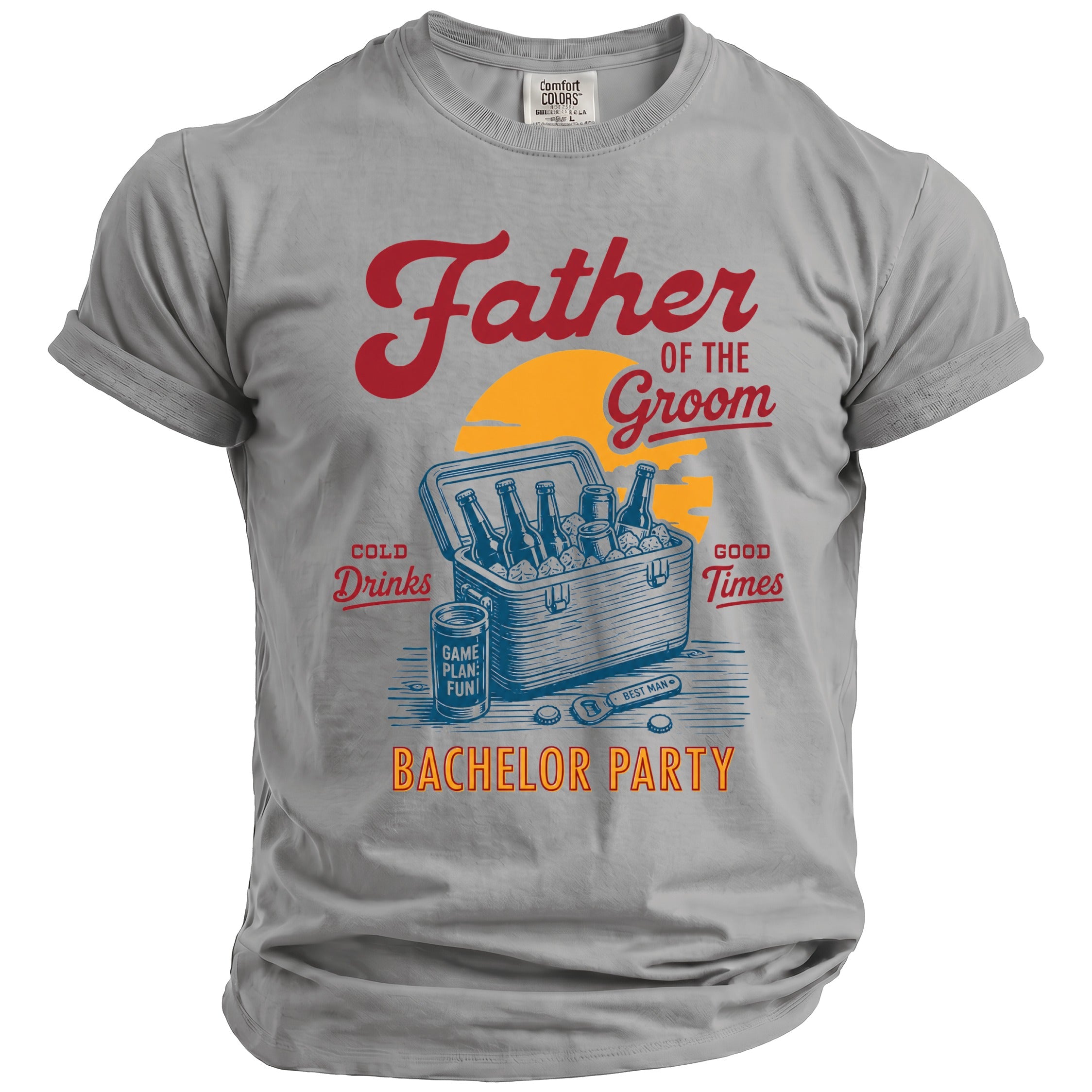 Father Groom Bachelor T-Shirt - Midnight Gents