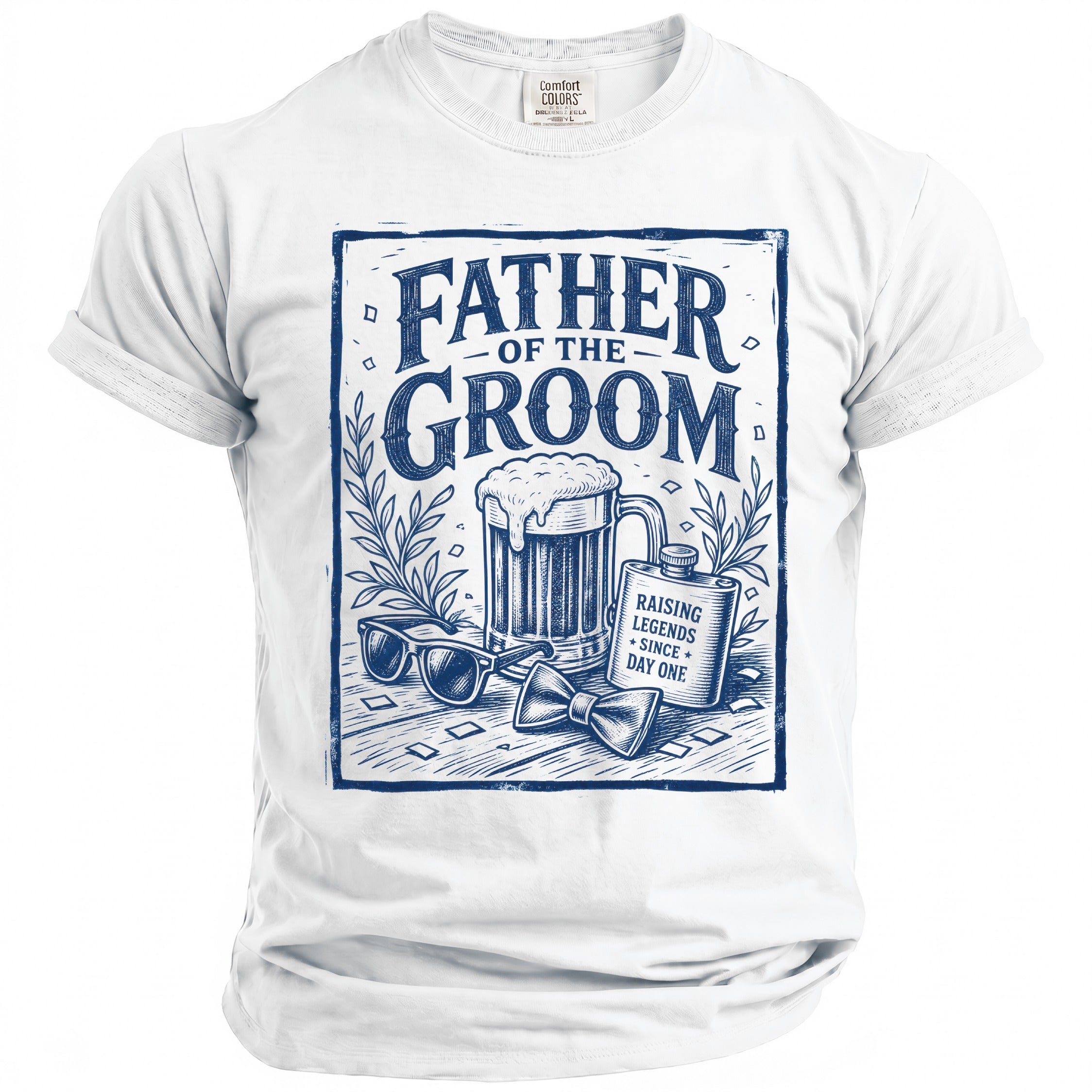 Father Groom Legends T-Shirt - Midnight Gents