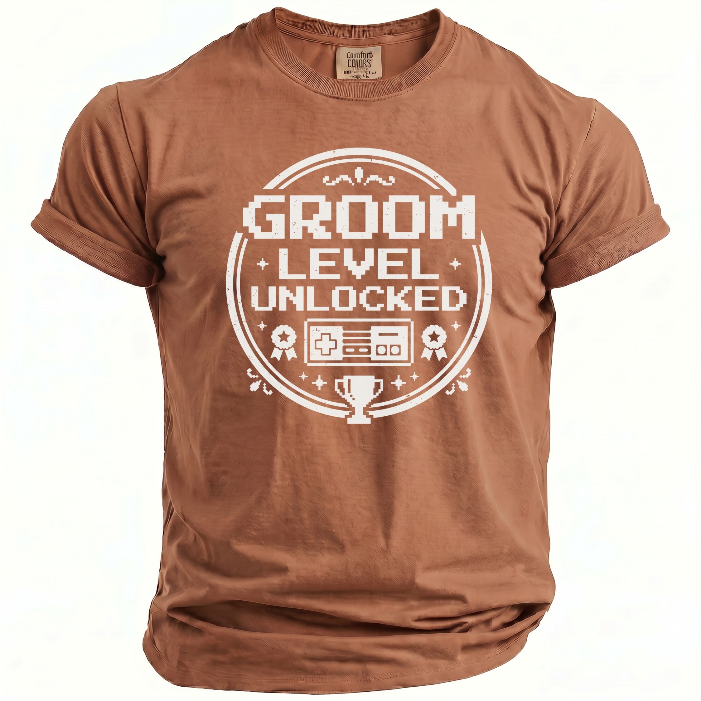 Groom Level Up T-Shirt - Midnight Gents