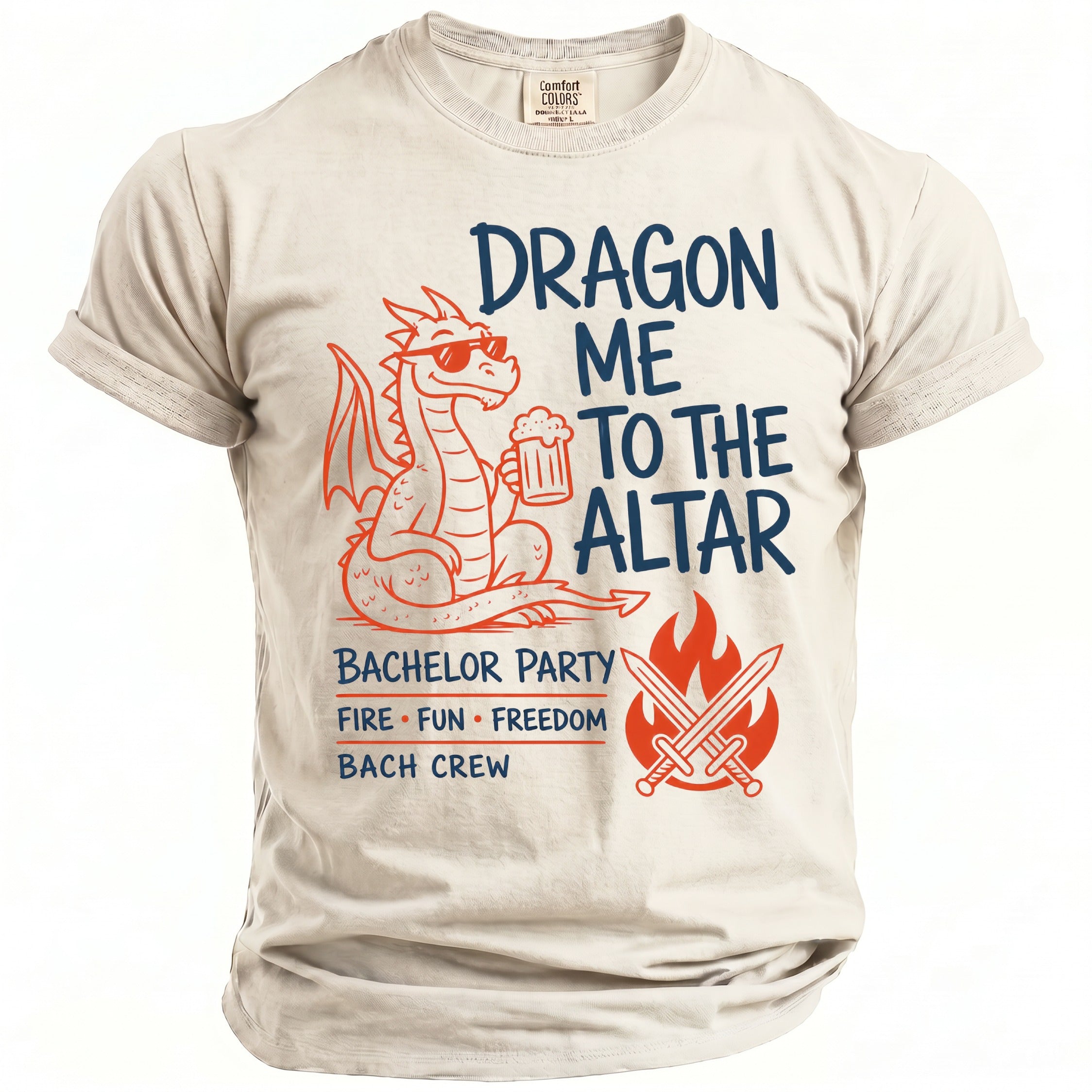 Dragon Altar Bachelor Party T-Shirt - Midnight Gents