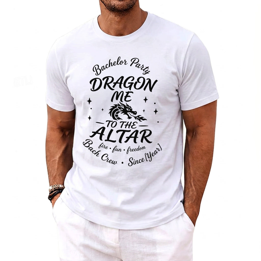 Dragon Bachelor Party T-Shirt - Midnight Gents