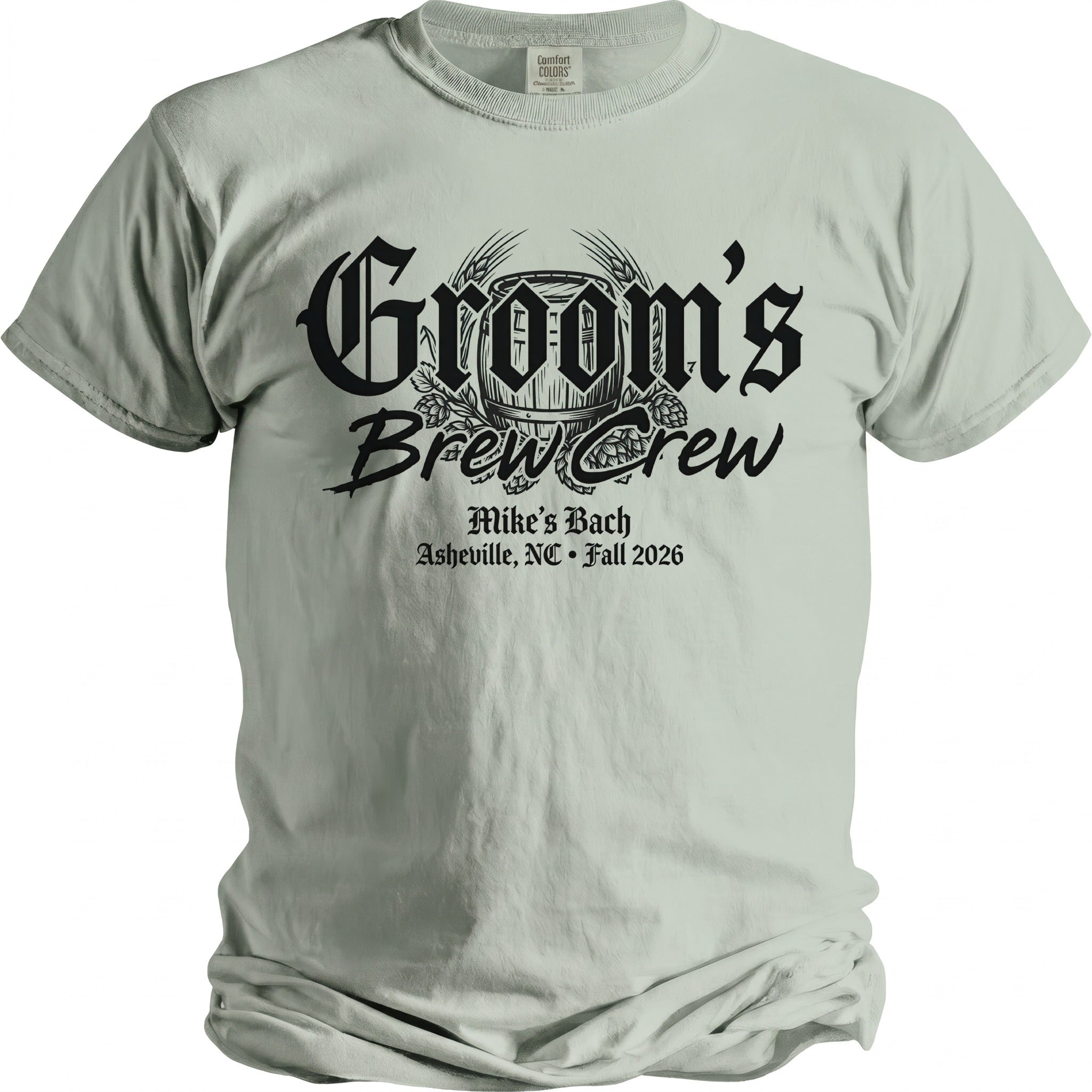 Groom's Brew Crew T-Shirt - Midnight Gents