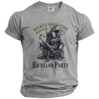 Wicked good time before the ring bachelor party graphic tee.