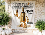 Banner for "Mike's Bach" with "The Final Countdown" and location/date.